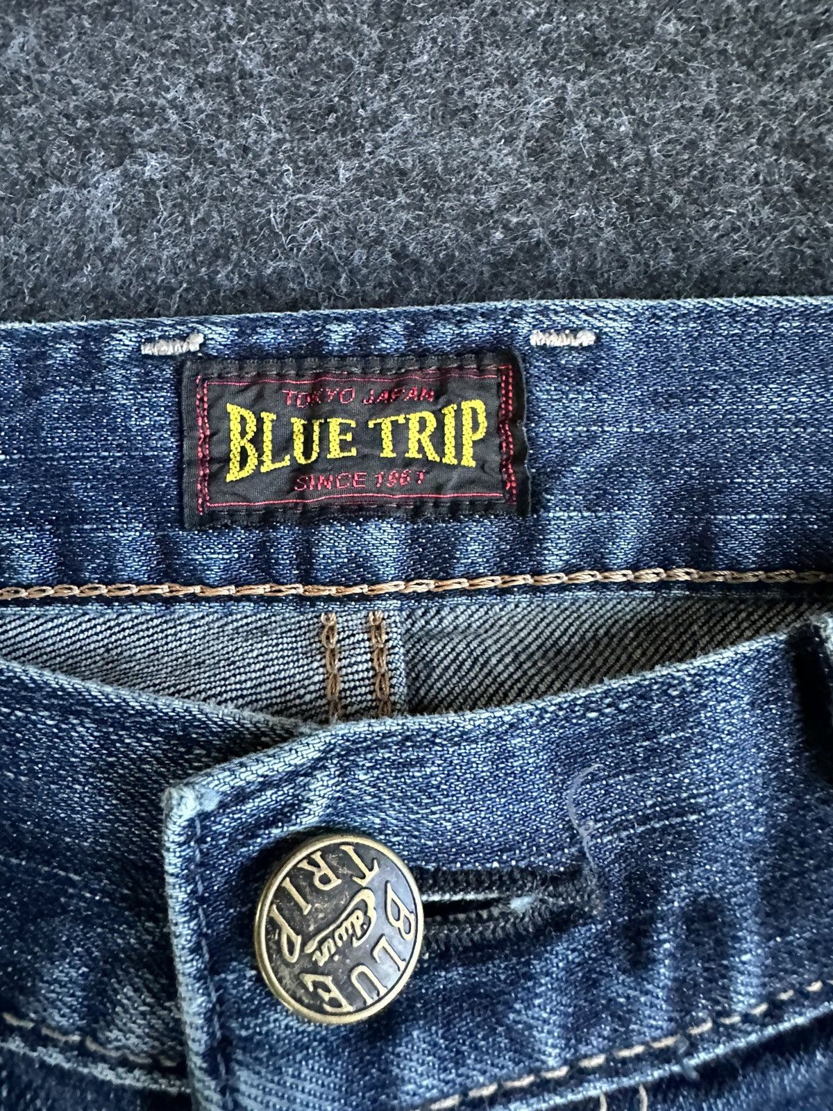Edwin Vintage 90s Edwin Blue Trip Stone Washed Denim 30x29 D382 Size US 30 / EU 46 - 14 Thumbnail