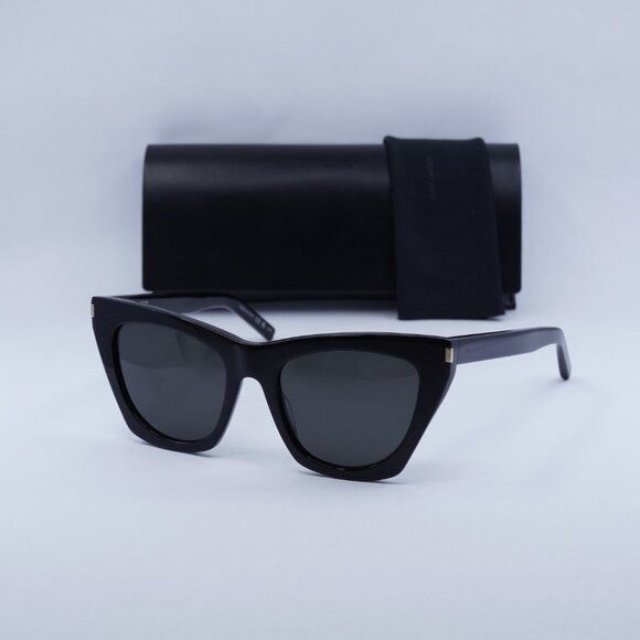 Saint Laurent Paris 🕶️ New Saint Laurent SL214 KATE 001 Sunglasses - Black Size ONE SIZE - 14 Thumbnail