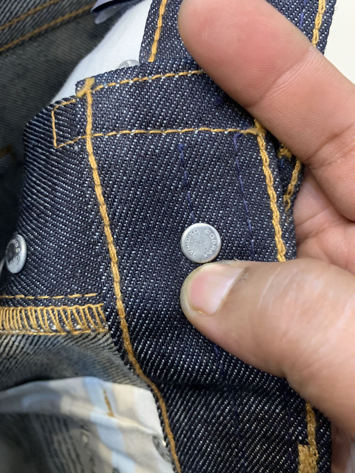 AG Adriano Goldschmied NEW! AG Adriano Goldschmied raw Denim 14oZ selvedge denim Size US 29 - 9 Thumbnail