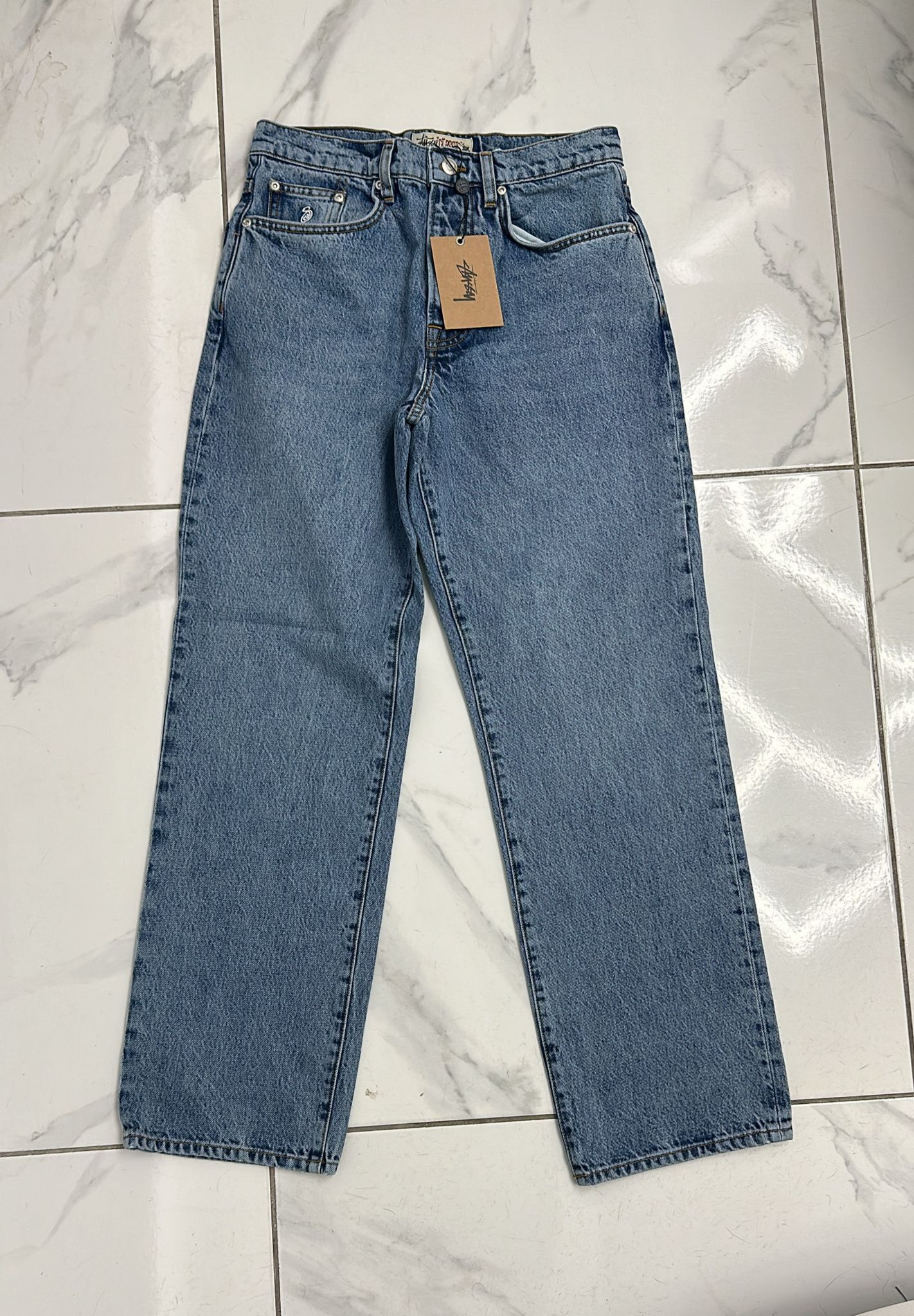 Stussy Stussy Classic Jean Denim Washed Blue Size 28 Size US 28 / EU 44 - 1 Thumbnail