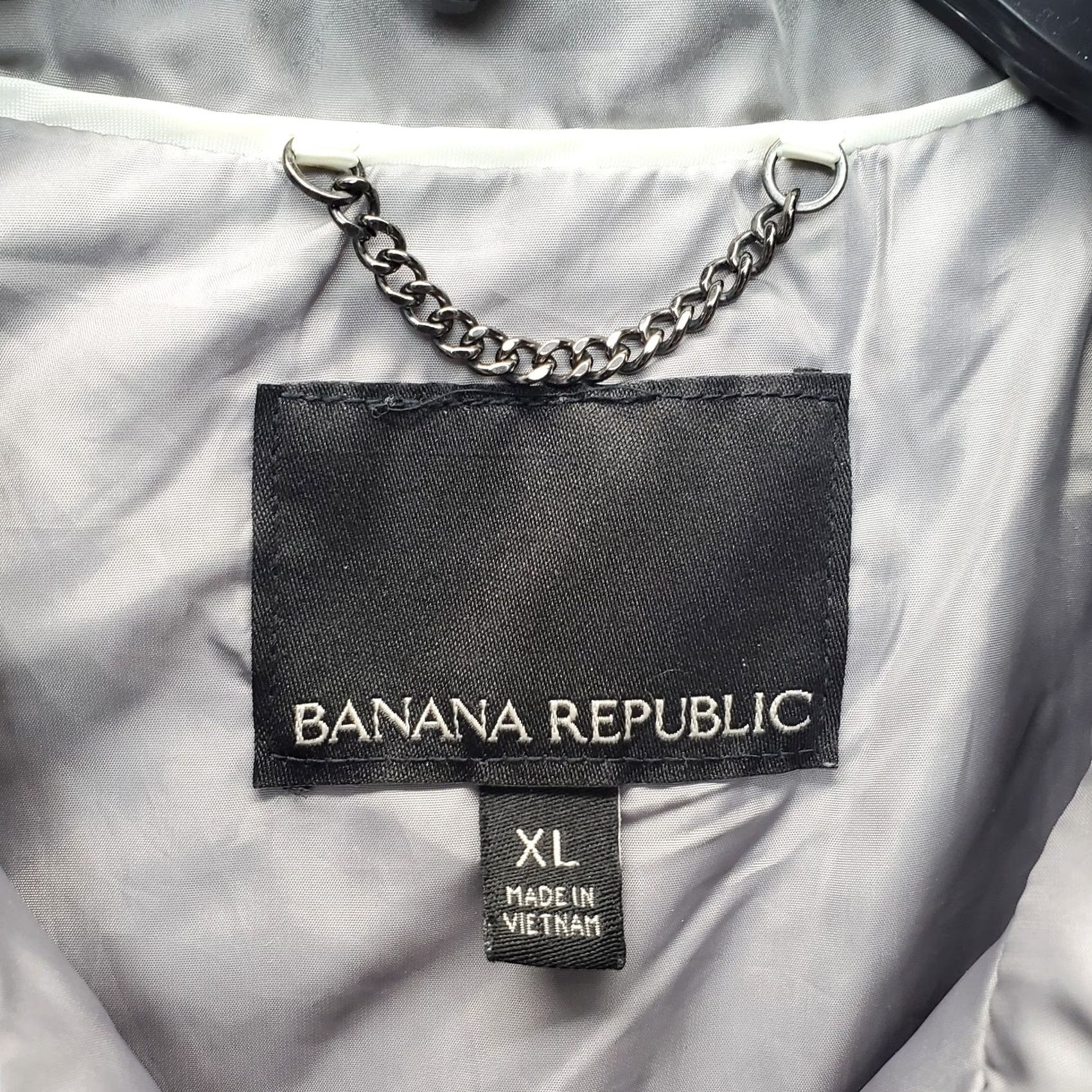 Banana Republic Banana Republic Puffer Vest Womens XL Gray Quilted Packable Down Slim Fit Zip Up Vest Size XL / US 12-14 / IT 48-50 - 5 Thumbnail
