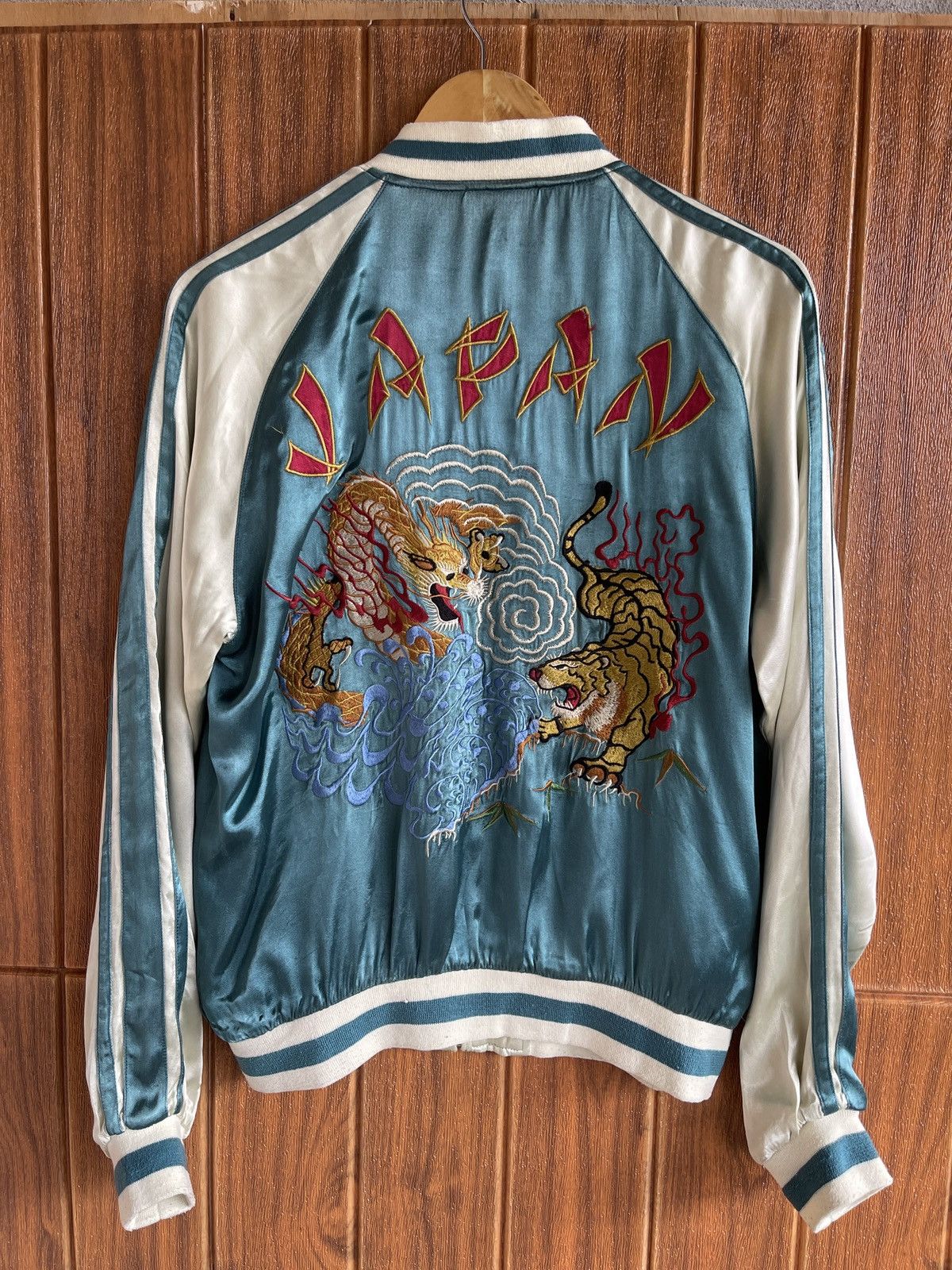 Avirex Rare🔥Vtg AVIREX x SUKAJAN JAPAN Satin Rayon Jacket Size US M / EU 48-50 / 2 - 5 Thumbnail