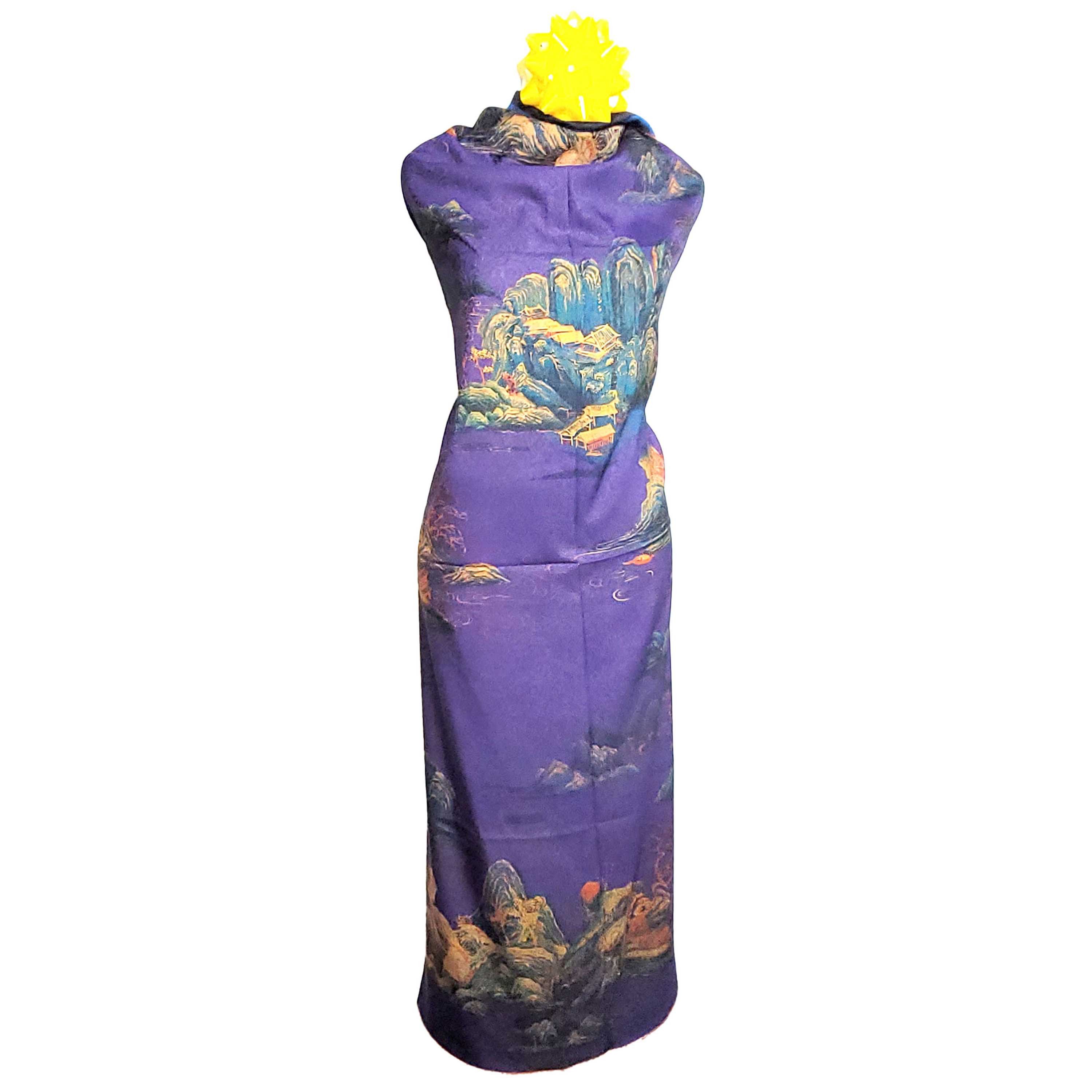 Other NWT Double Sided Silk Scarf 52"x52" Large Square Wrap 3240 Size ONE SIZE - 6 Thumbnail