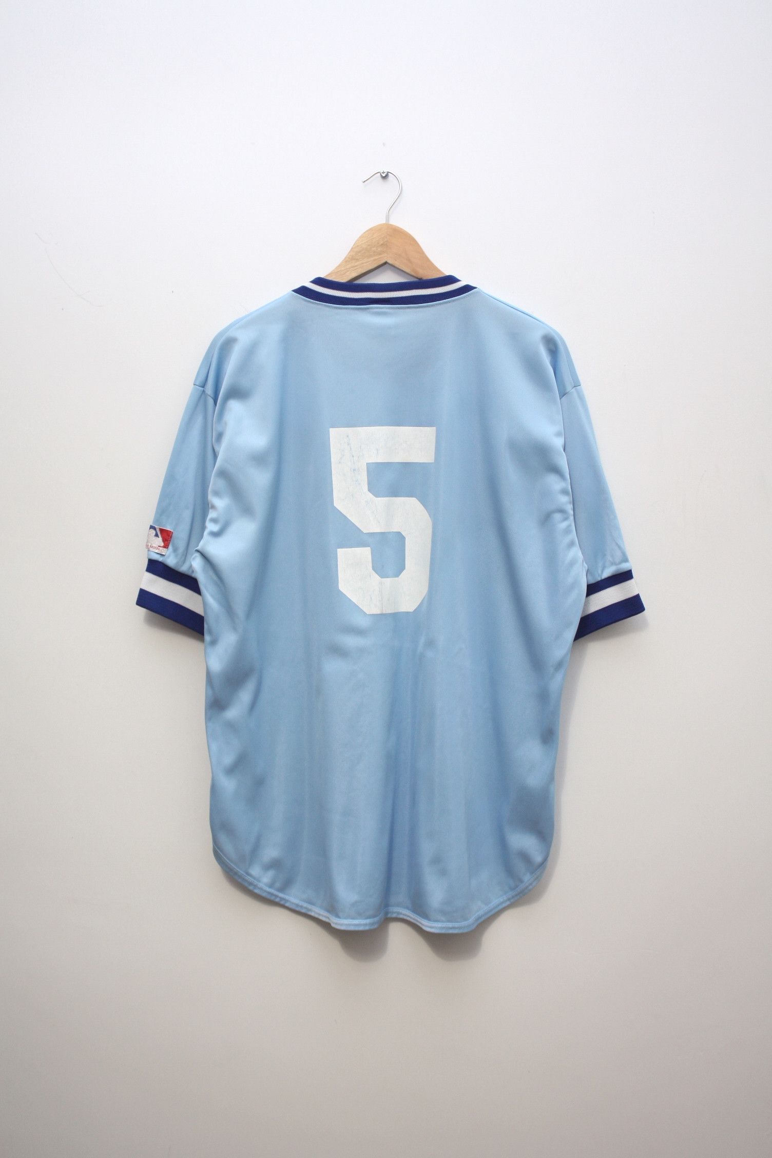 Vintage Royals 5 Major League Baseball VTG Jersey 1986 Made In UK Size US L / EU 52-54 / 3 - 2 Thumbnail