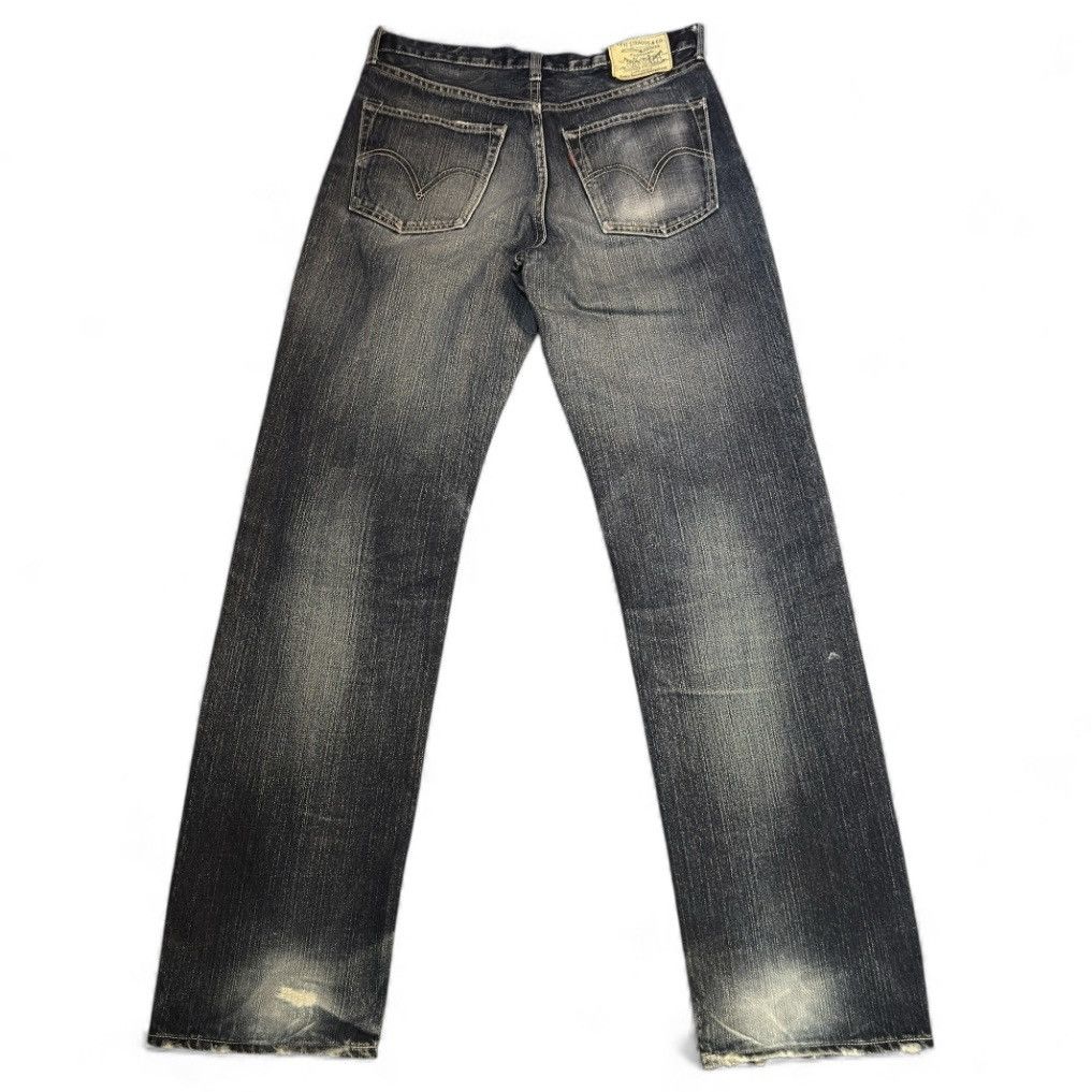 If Six Was Nine 🔥🇯🇵 Vintage 2006 Levis 502 Distressed Faded Denim W32 Size US 32 / EU 48 - 2 Thumbnail