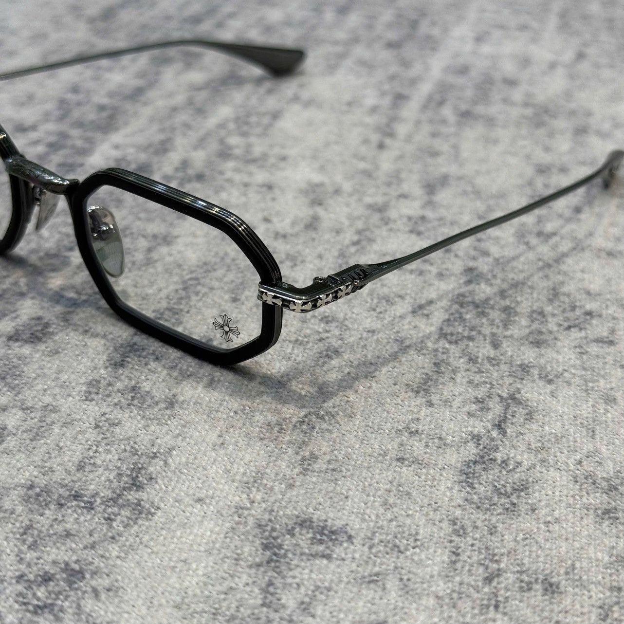 Chrome Hearts CHROME HEARTS STYLIDA MATTE BLACK/PEWTER Size ONE SIZE - 2 Thumbnail
