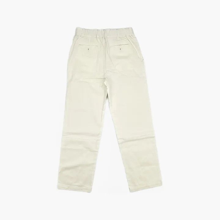 Kenzo KENZO White Mid-Rise Straight-Cut Casual Pants -2507 Size US 30 / EU 46 - 3 Thumbnail