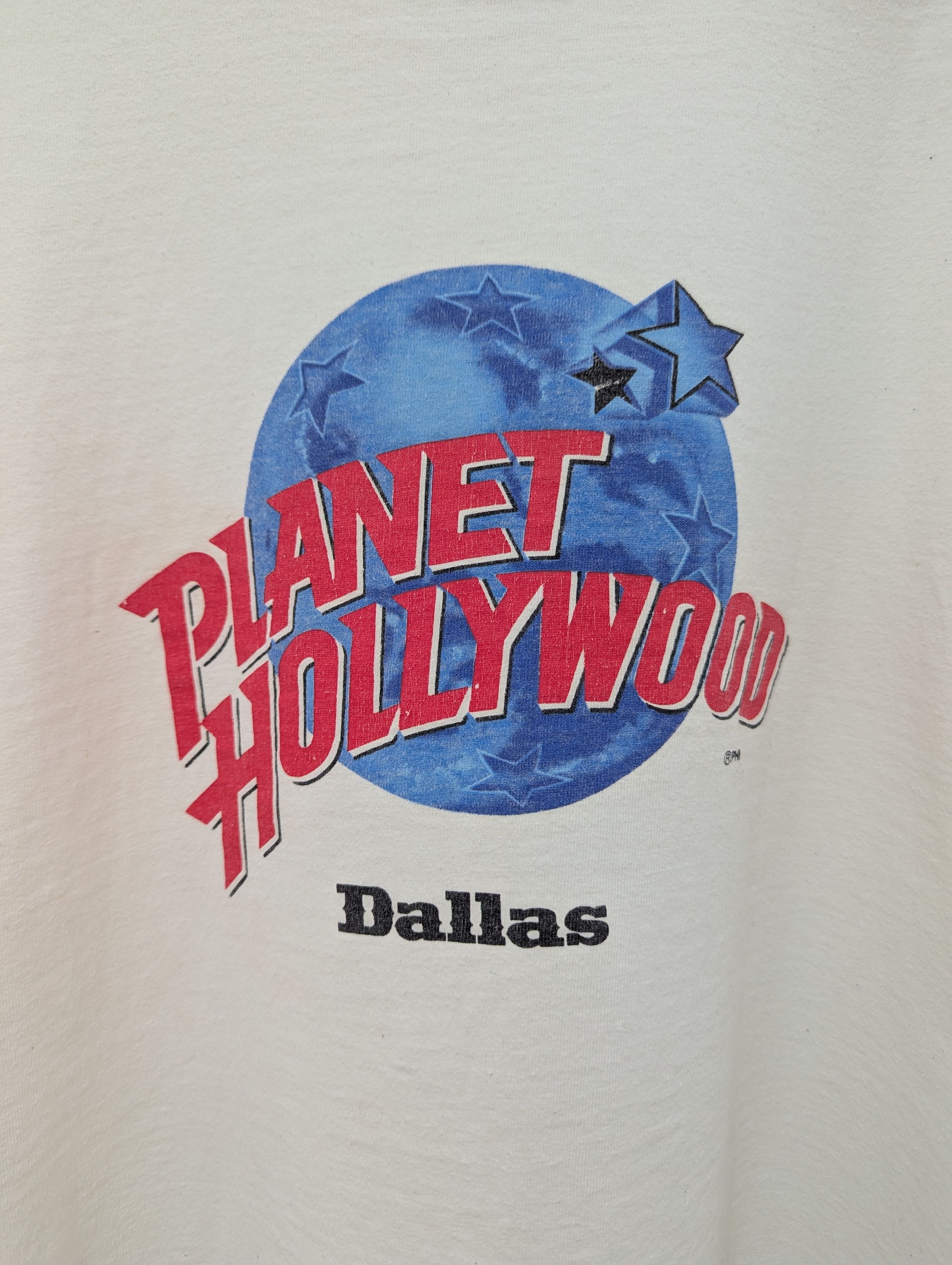 Planet Hollywood × Vintage Vintage 90s Planet Hollywood Dallas Streetwear Tee Y2K Size US XL / EU 56 / 4 - 3 Thumbnail