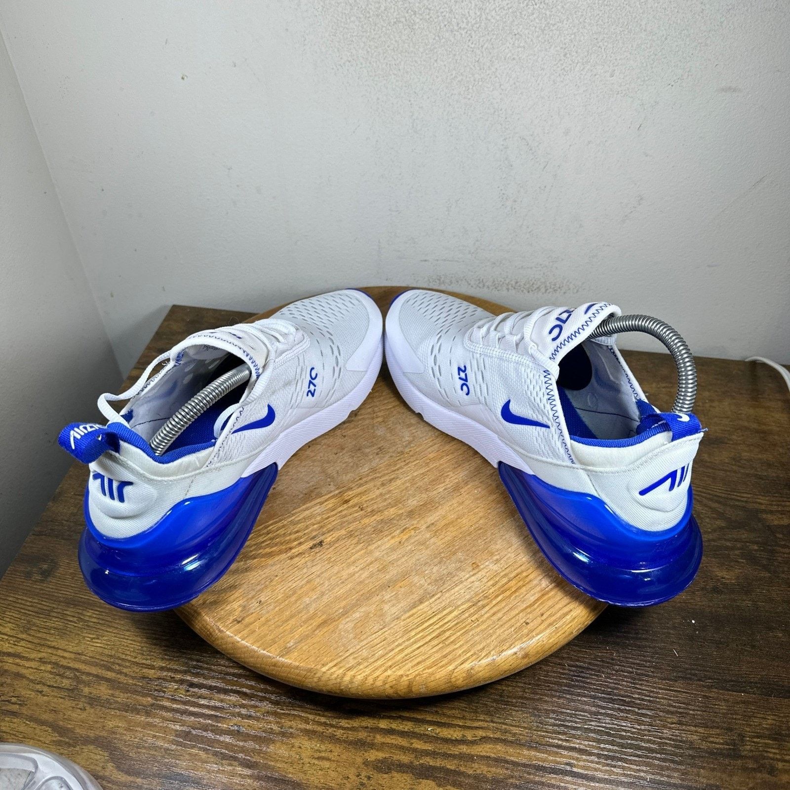 Nike Nike Air Max 270 Men's White Blue Shoes DH0268-100 US 9 Size US 9 / EU 42 - 5 Thumbnail