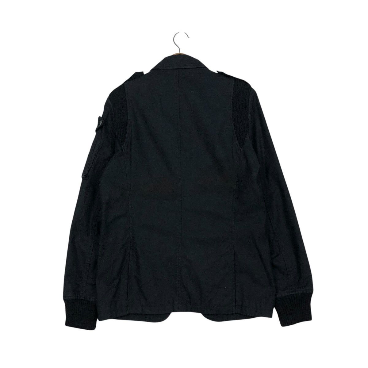 Hysteric Glamour 🔥RICH BLACK BIKER BONDAGE JACKET DOARAT CARGO POCKETS Size US M / EU 48-50 / 2 - 10 Thumbnail