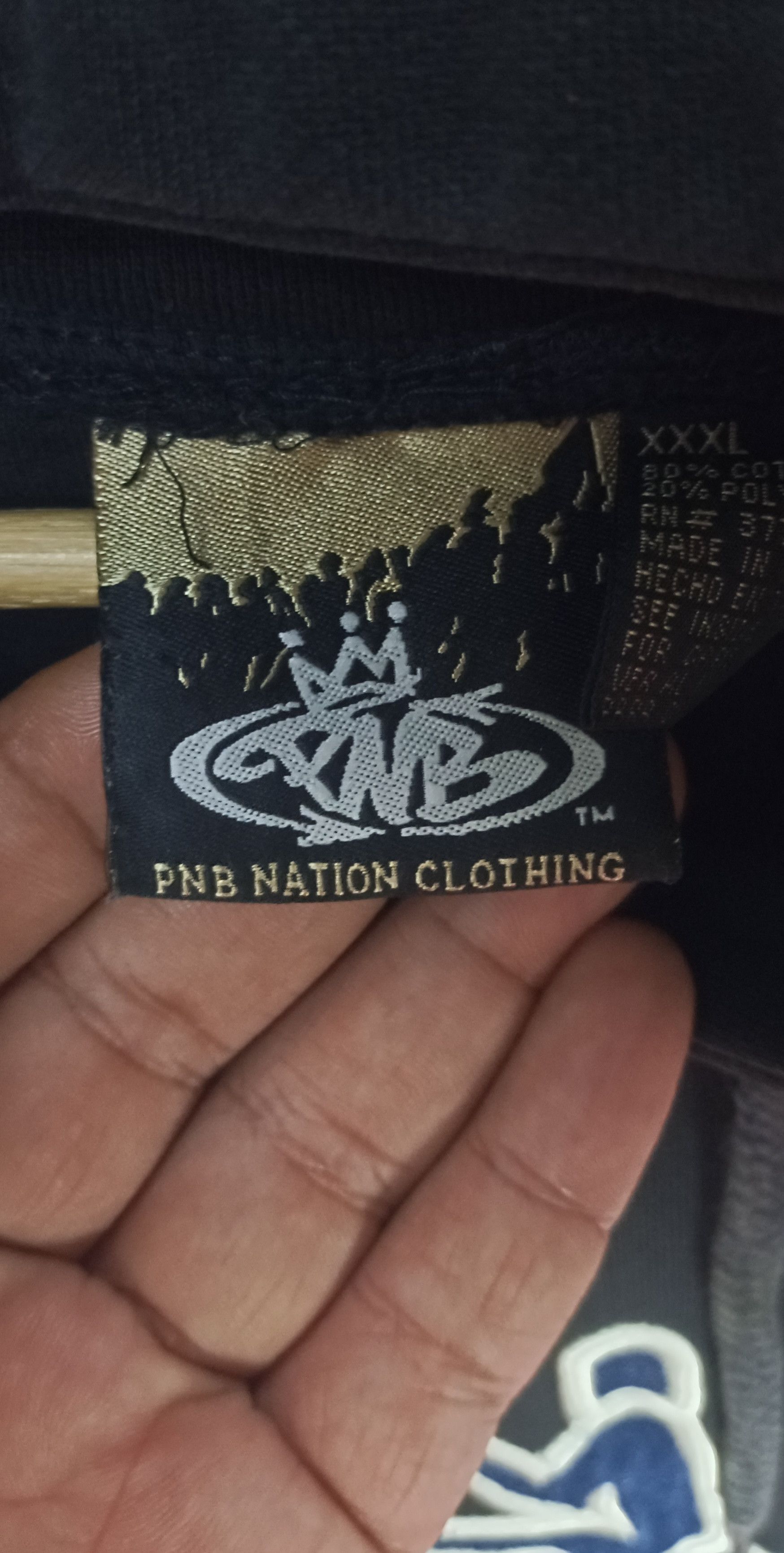 Fuck The Population VIntage PNB Nation Embroidered Logo Hoodie Size US XXL / EU 58 / 5 - 8 Thumbnail