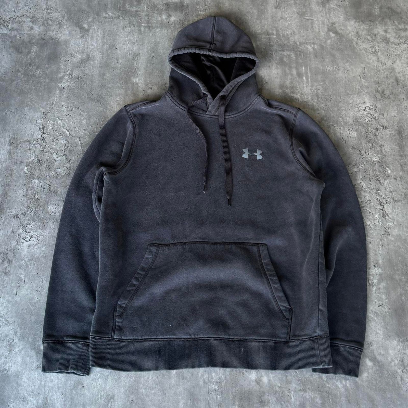 Under Armour × Vintage Vintage Y2K Under Armour Faded Black Baggy Opium Hoodie Size US M / EU 48-50 / 2 - 1 Thumbnail