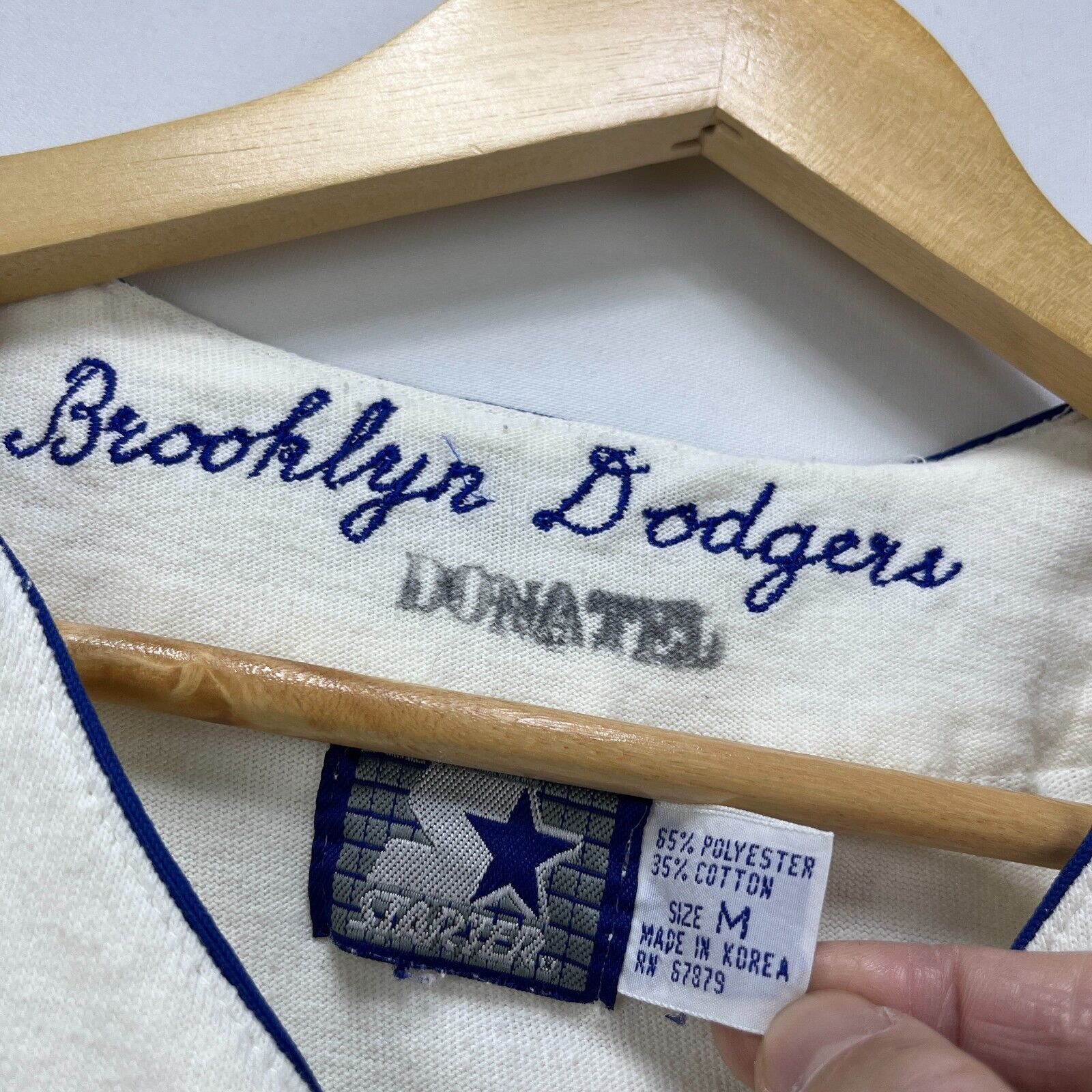 Starter × Vintage Starter Vintage MLB Brooklyn Cooperstown 1955 Men's Medium Size US M / EU 48-50 / 2 - 7 Thumbnail