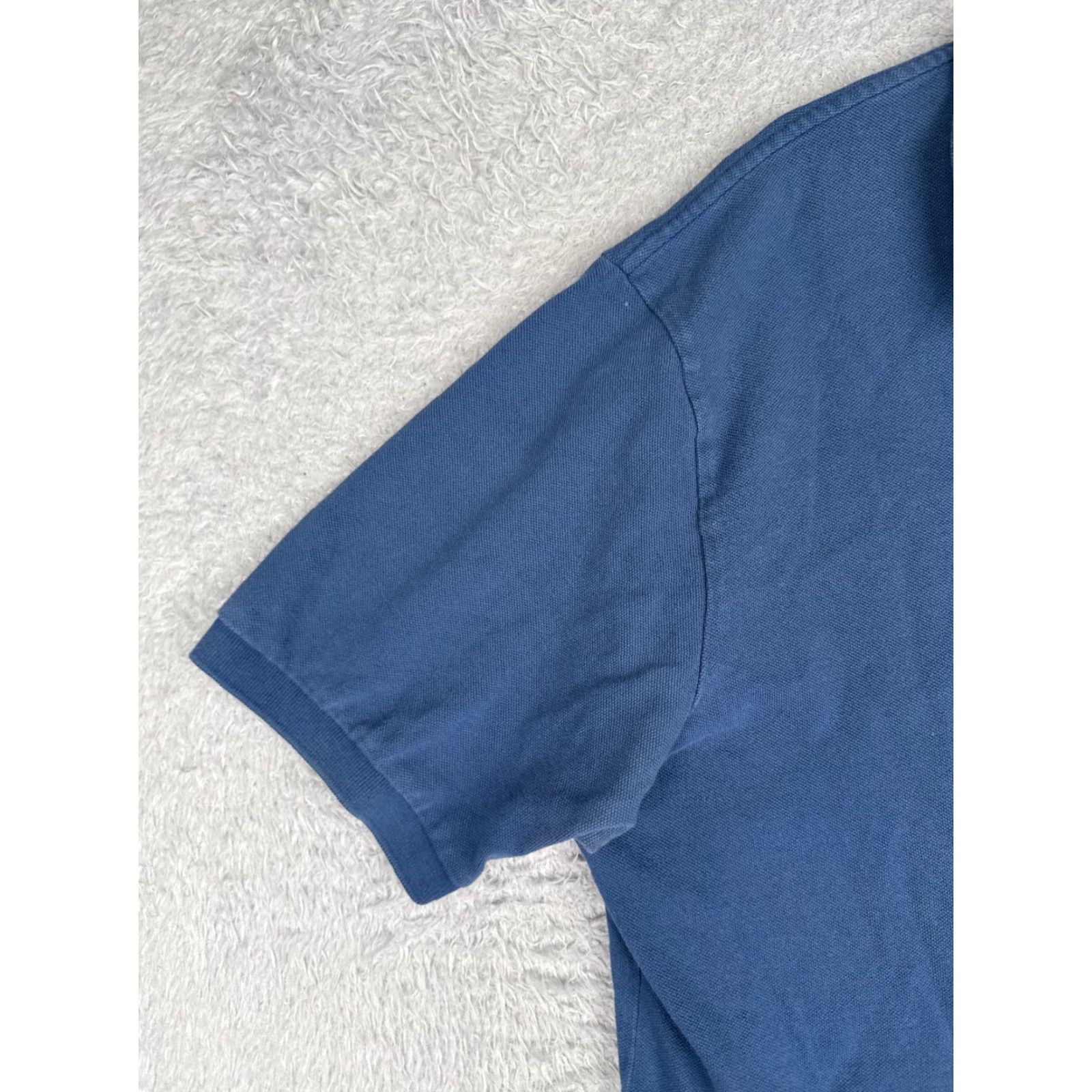 Ralph Lauren VINTAGE Ralph Lauren Polo Shirt Men 2XL Blue Short Sleeve 100% Cotton Slim Fit Size US XXL / EU 58 / 5 - 3 Thumbnail