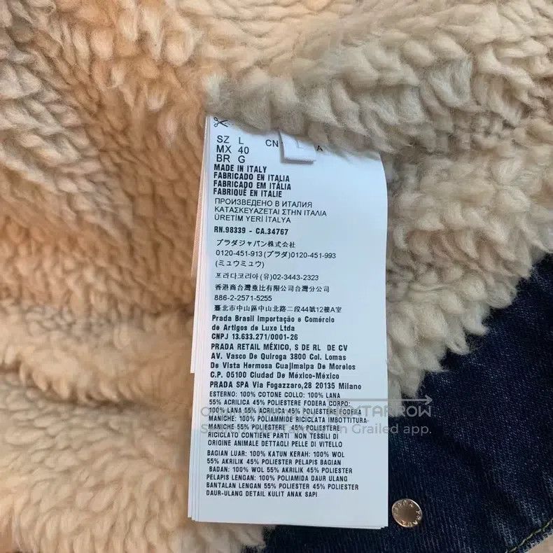 Prada Prada Washed blue denim jacket Size US L / EU 52-54 / 3 - 7 Thumbnail