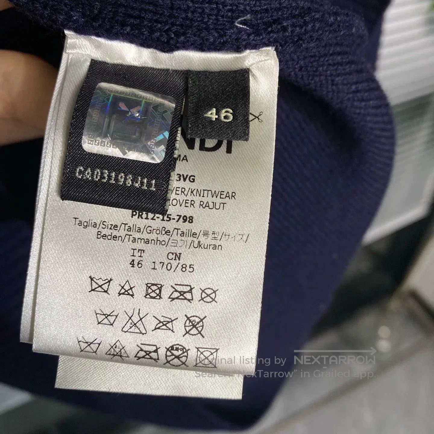 Fendi Fendi Knit Wool Sweater. Size US S / EU 44-46 / 1 - 5 Thumbnail