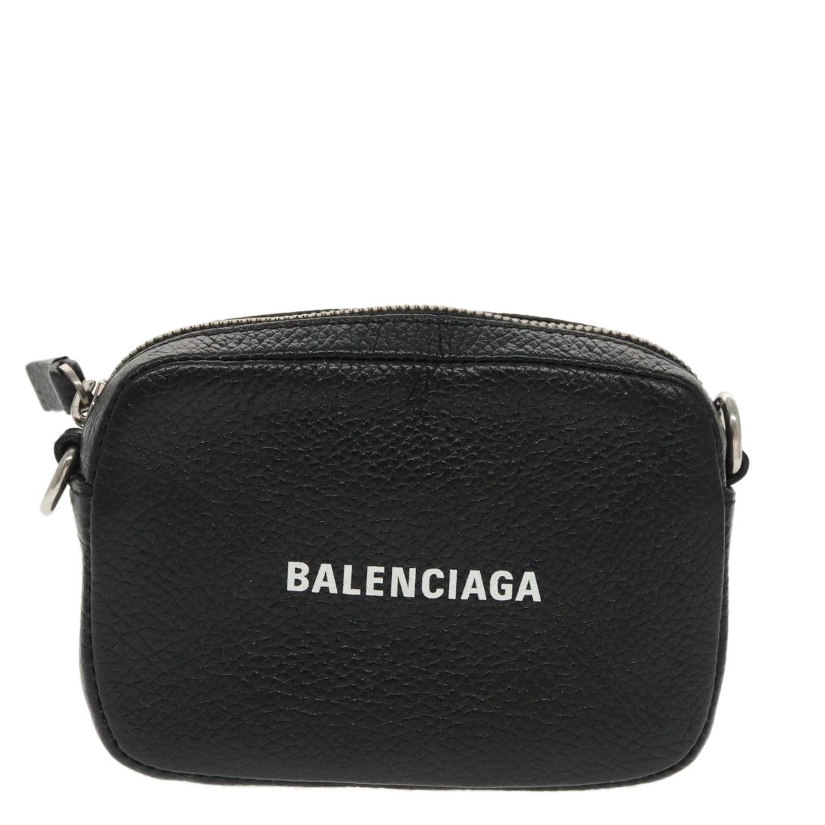 Balenciaga Camera Black Leather Shoulder Bag (Pre-Owned) Size ONE SIZE - 1 Thumbnail