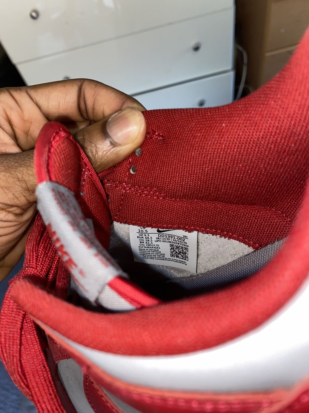 Nike UNLV Nike Dunk Low Size 10.5 Size US 10.5 / EU 43-44 - 5 Thumbnail
