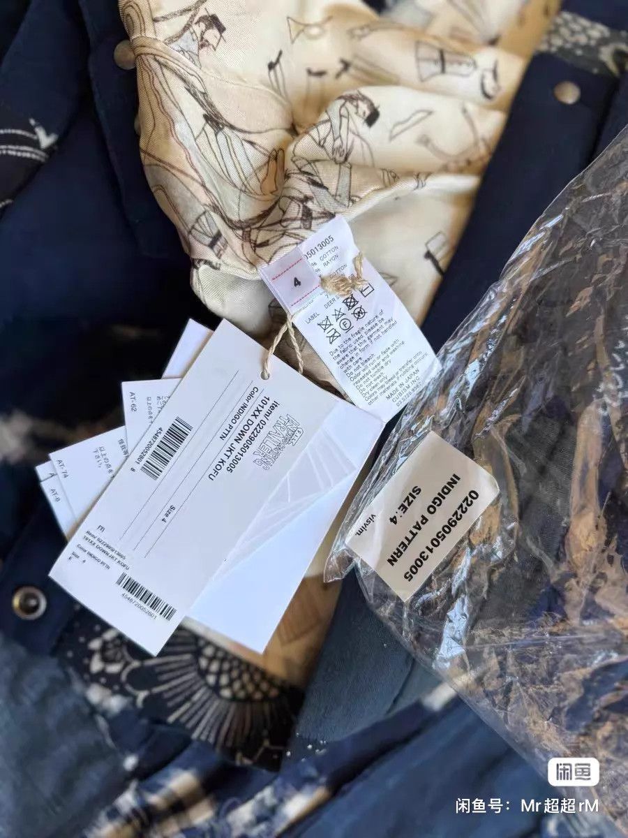 Visvim VISVIM 22AW ICT 101XX KOFU indigo pttn down jkt 4 Size US XL / EU 56 / 4 - 9 Thumbnail