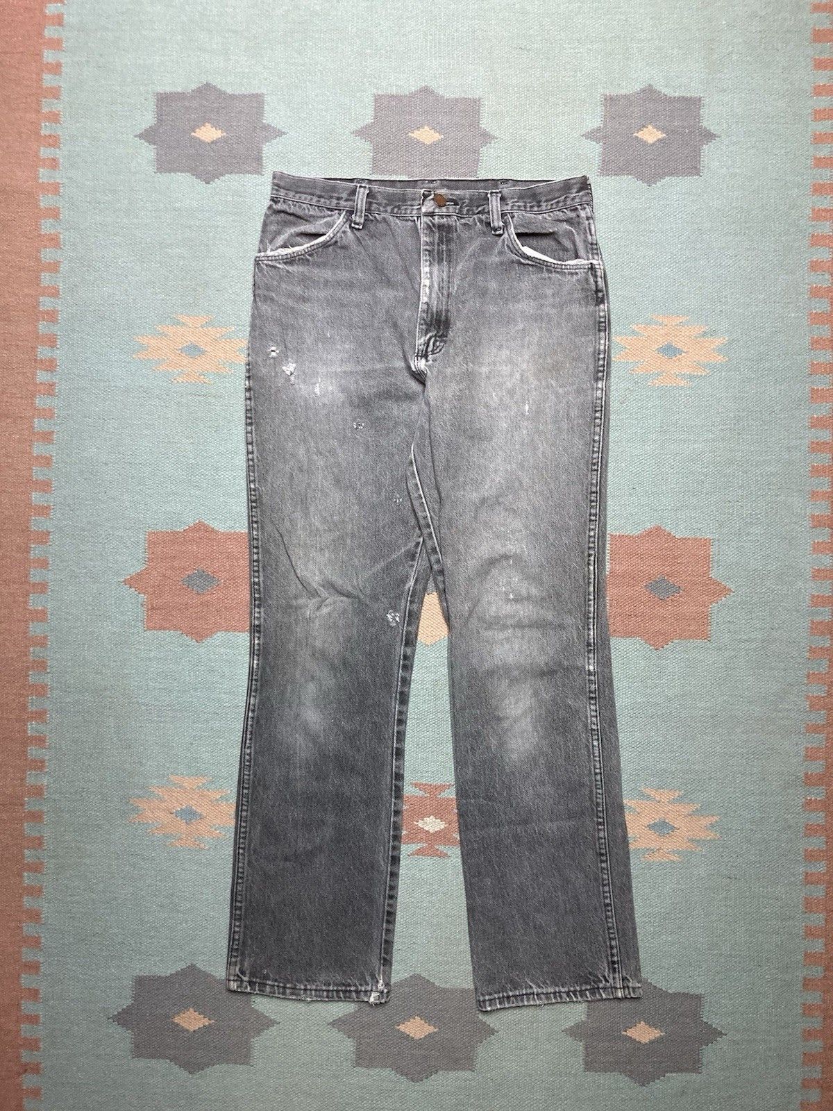 Rustler × Vintage Vintage rustler jeans faded straight distressed grunge 32x31 Size US 32 / EU 48 - 1 Thumbnail