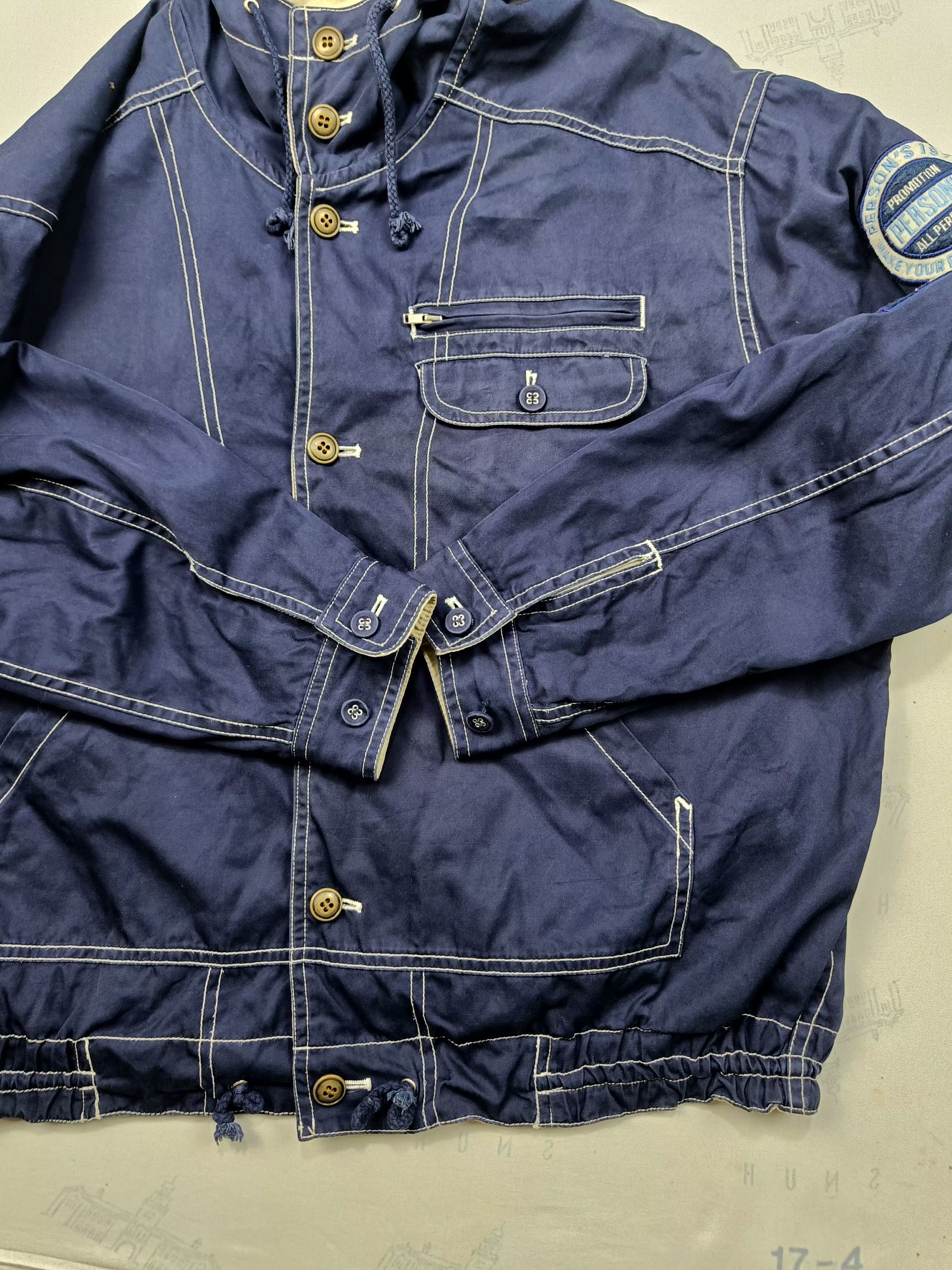PERSON'S PERSON'S COLLECTION REVERSIBLE SPELL OUT JACKET Size US L / EU 52-54 / 3 - 4 Thumbnail