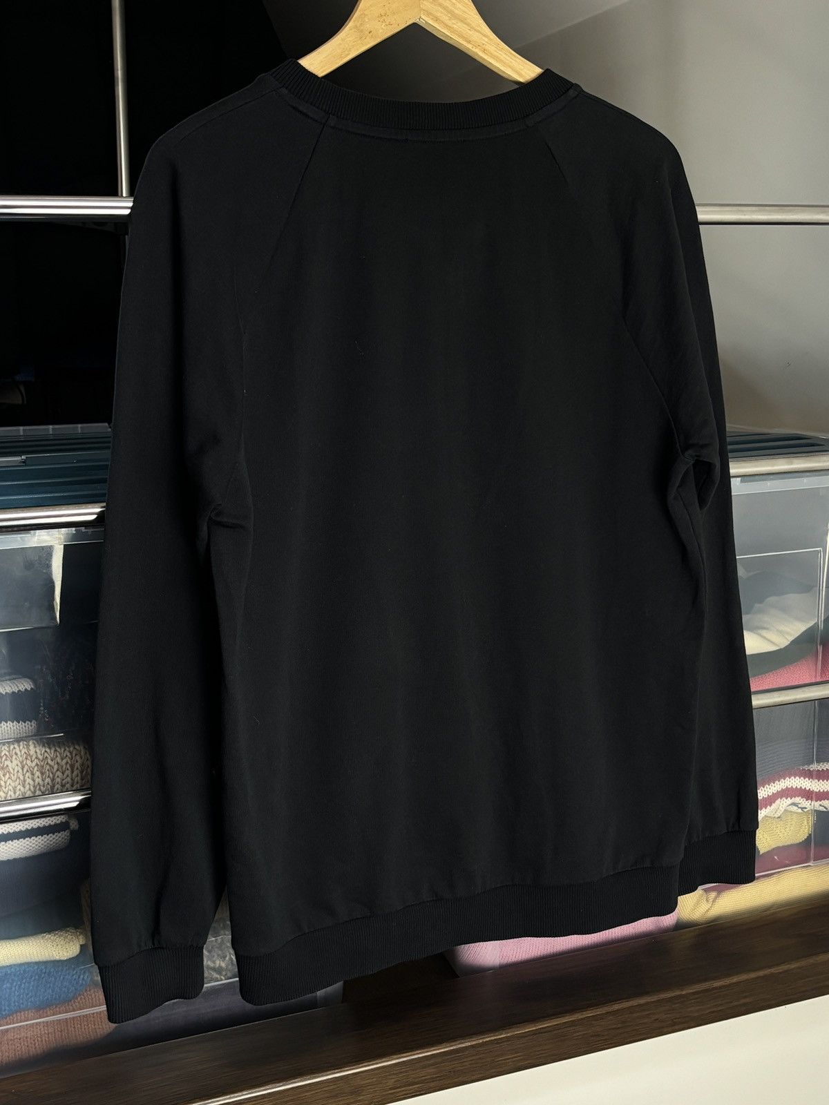 Balmain Balmain Paris Logo Black Oversized Sweatshirt Size XS / US 0-2 / IT 36-38 - 5 Thumbnail