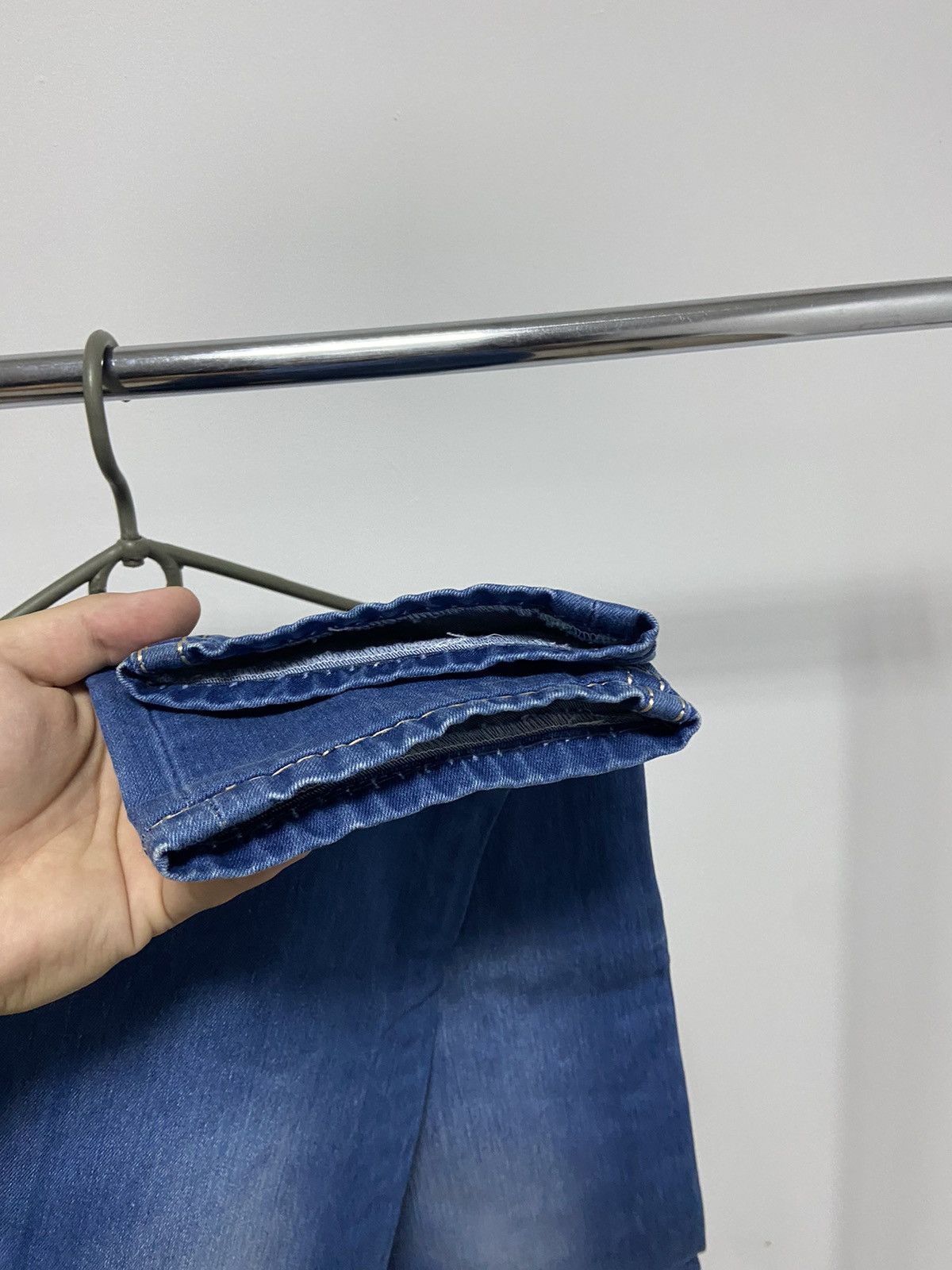 True Religion × Vintage True Religion jeans Pants Selvedge Vintage Y2K Logo Pocket Size US 31 - 12 Thumbnail