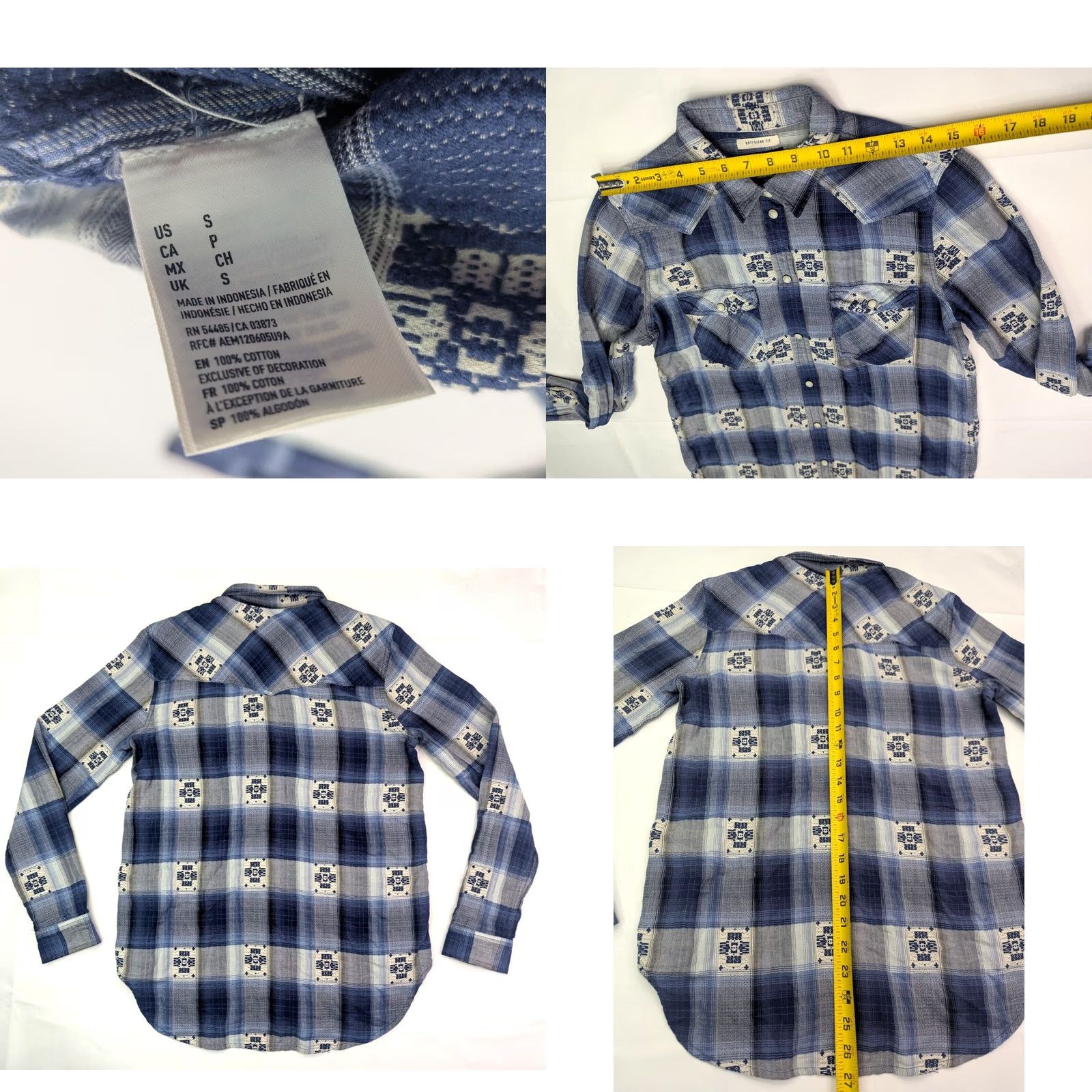 American Eagle Outfitters American Eagle Outfitters Western Button-Up Shirt Womens XS? No, keep original size. Size S / US 4 / IT 40 - 8 Thumbnail