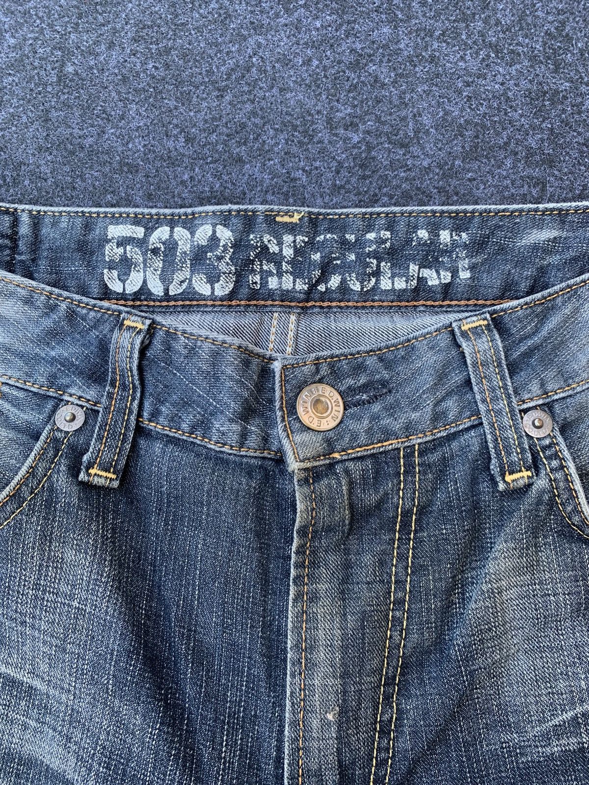 Edwin VINTAGE EDWIN 503 BLUE TRIP EDGELINE Size US 36 / EU 52 - 6 Thumbnail