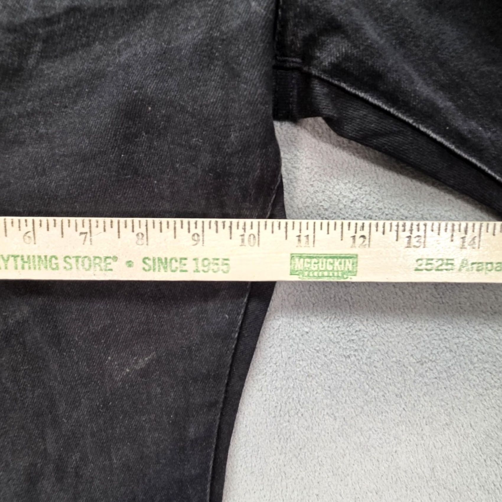 Gap Gap Jeans Mens Selvedge 34x30 Black Slim Straight Kaihara Denim Size US 34 / EU 50 - 6 Thumbnail