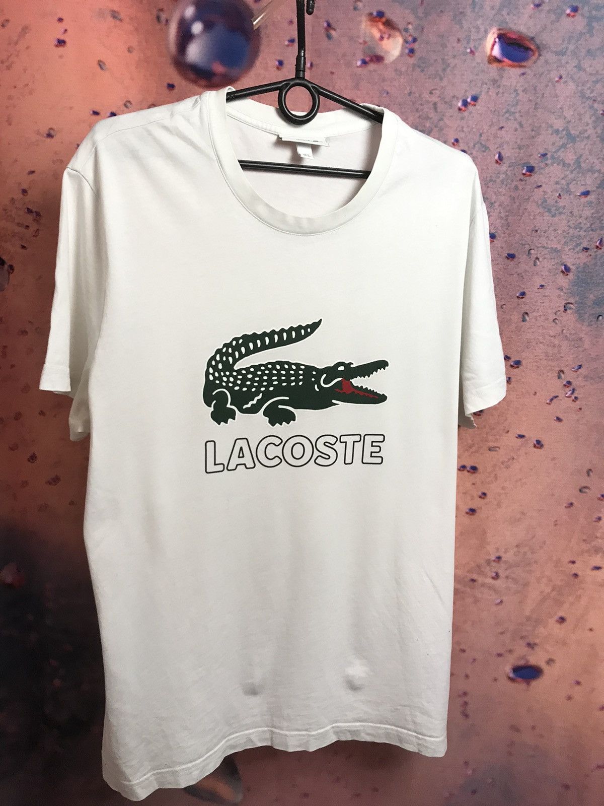 Designer × Lacoste Lacoste luxury streetwear tee Size US XL / EU 56 / 4 - 2 Thumbnail