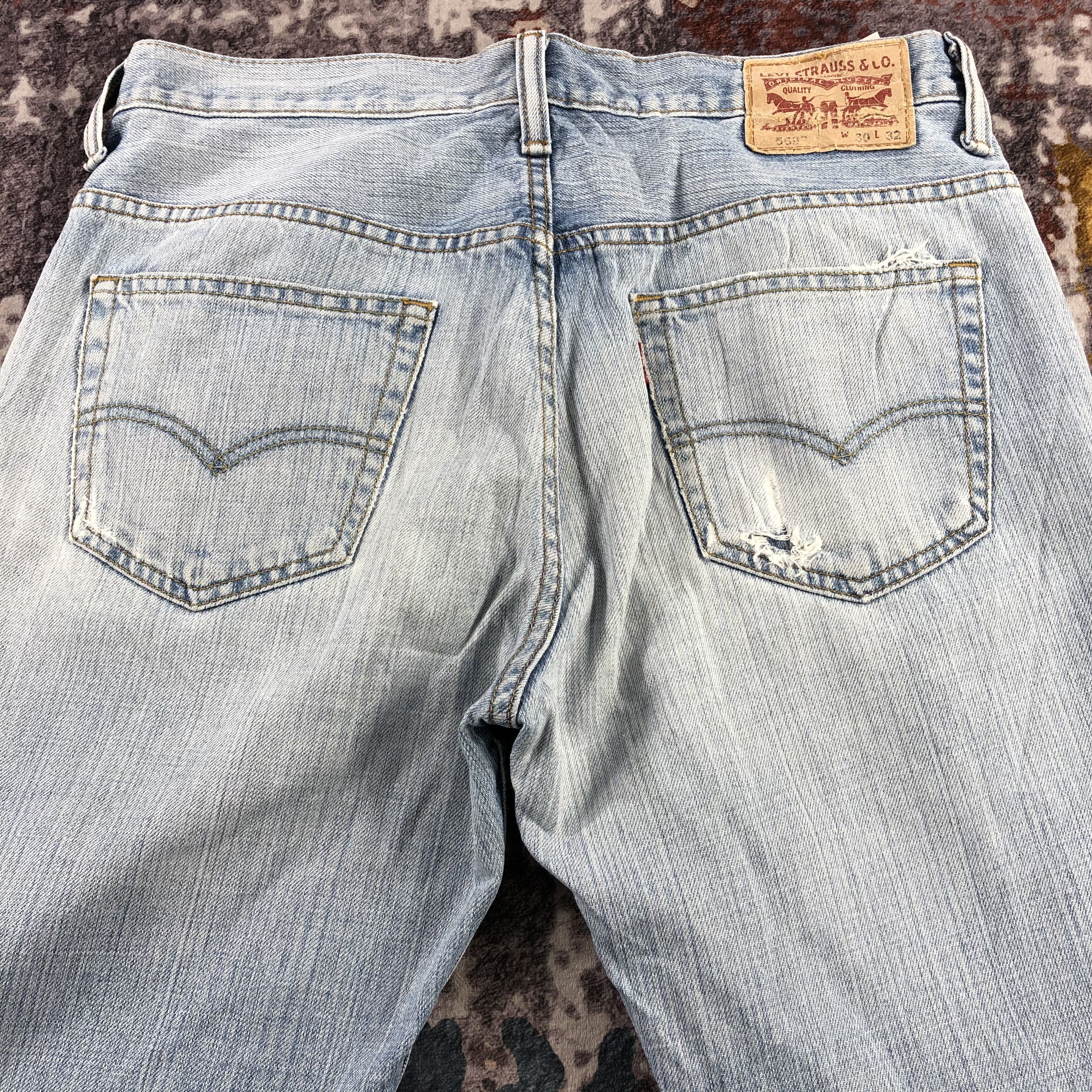 Levi's × Vintage Vintage Light Wash Levis 569 Jeans-JM2736 Size US 34 / EU 50 - 5 Thumbnail