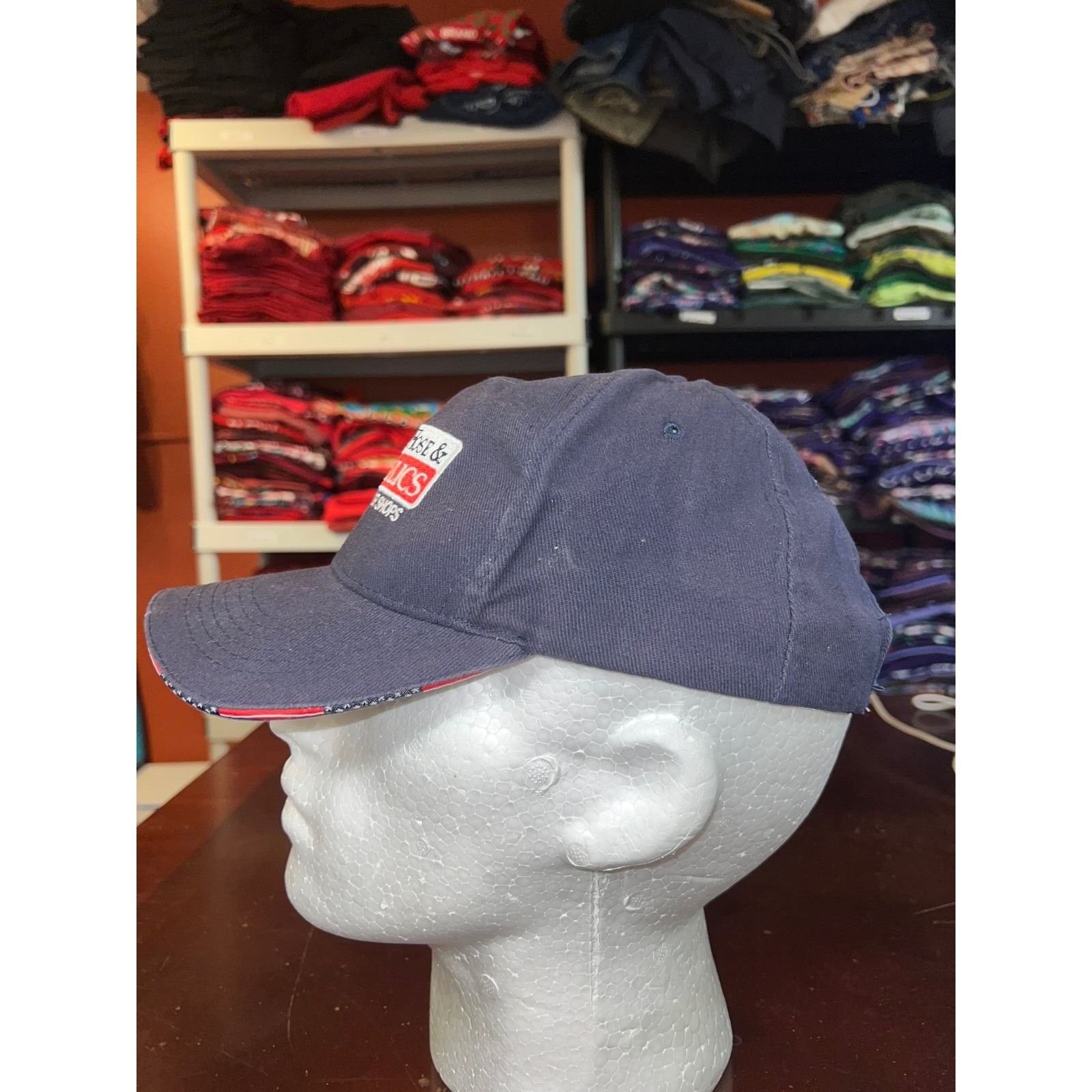 Vintage Vintage American Hat Hose & Hydraulics Blue USA Cap Headwear Size ONE SIZE - 3 Thumbnail