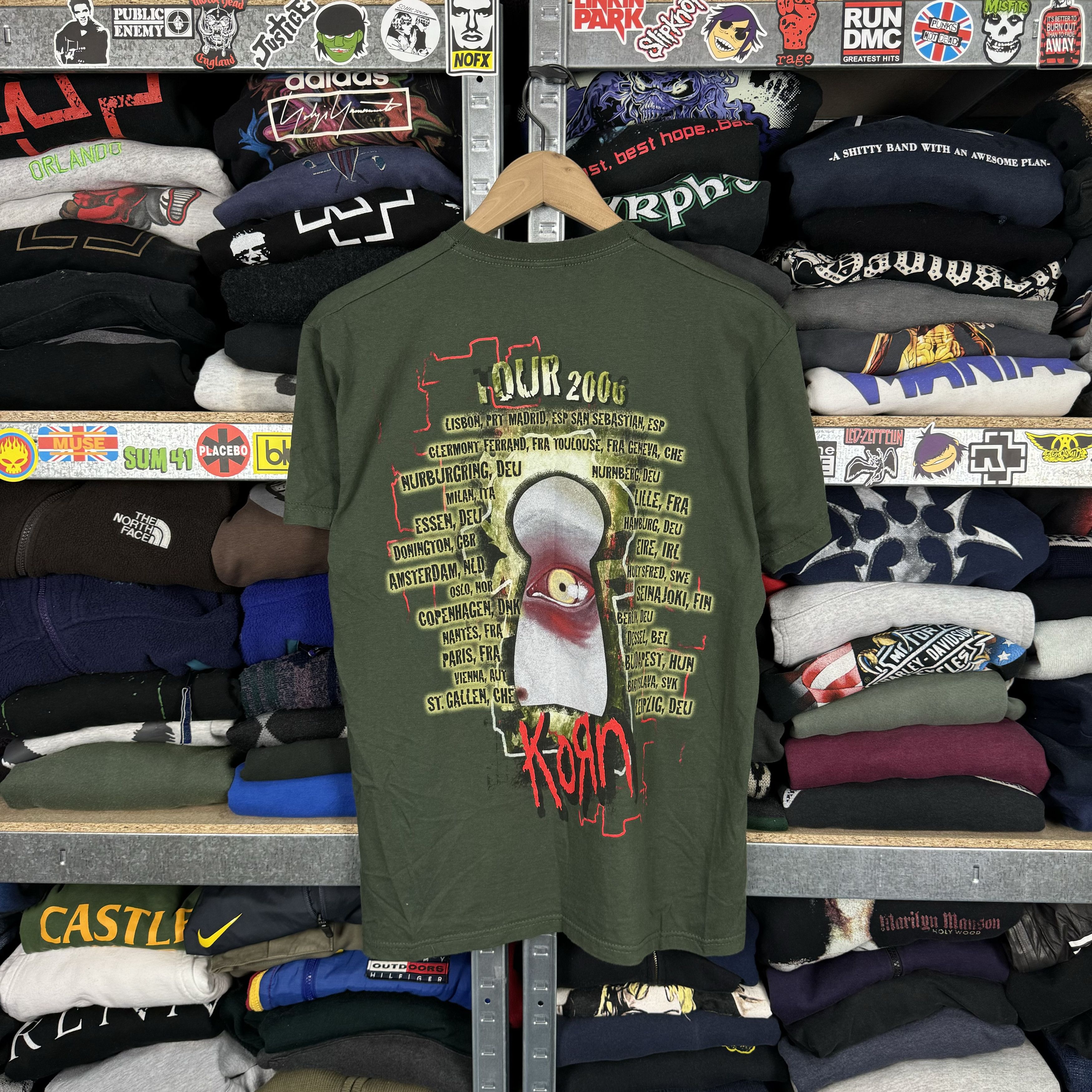 Band Tees KORN EURO TOUR 2006 BAND T-SHIRT TEE - SIZE SMALL Size US S / EU 44-46 / 1 - 2 Thumbnail