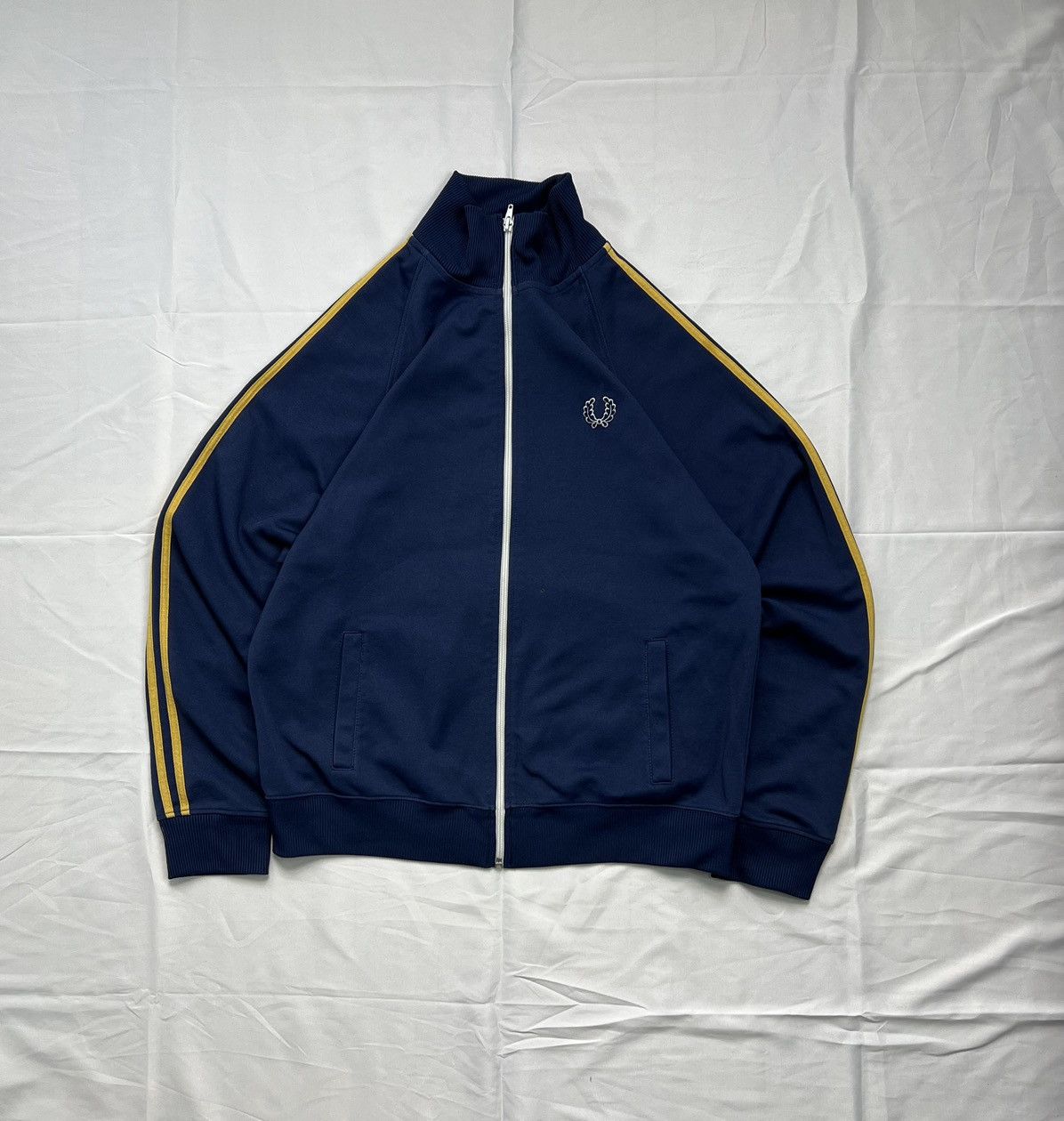 Fred Perry 80’s Sweatshirt Fred Perry Small Logo Zipped Vintage 80’s Size US L / EU 52-54 / 3 - 1 Thumbnail