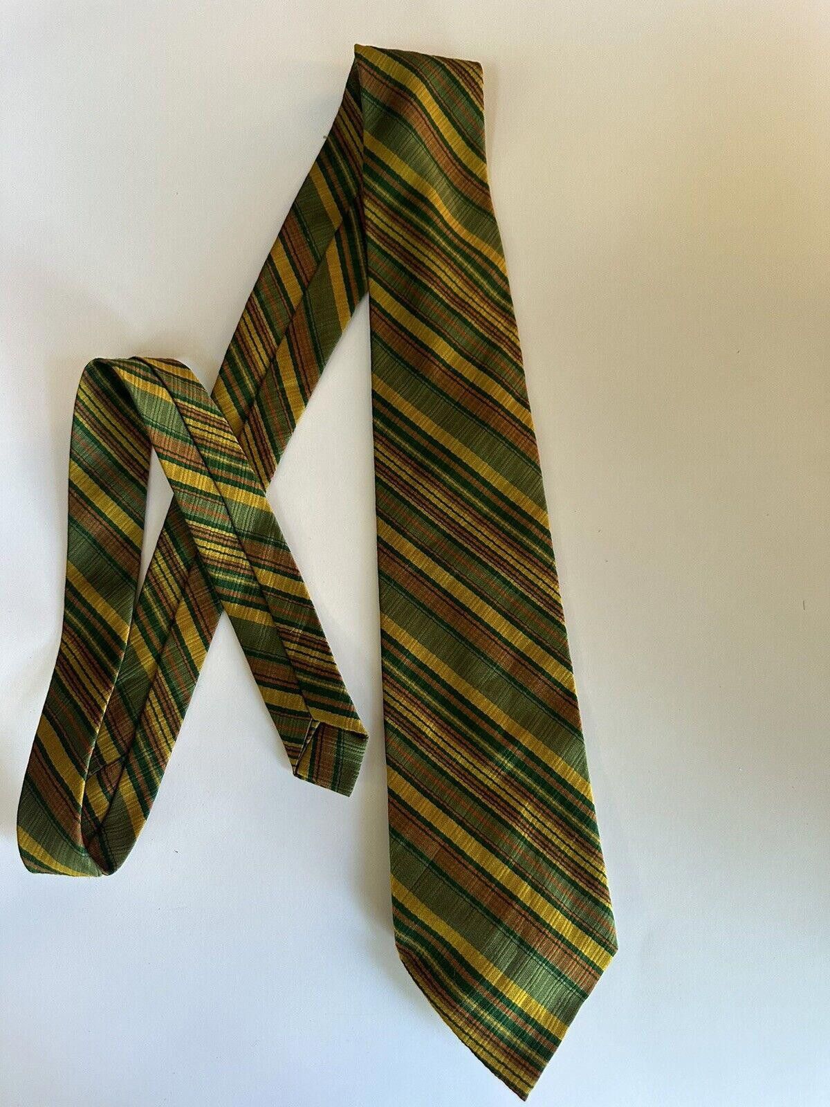 Designer Vintage Striped Tie 60s 70s Size ONE SIZE - 1 Thumbnail