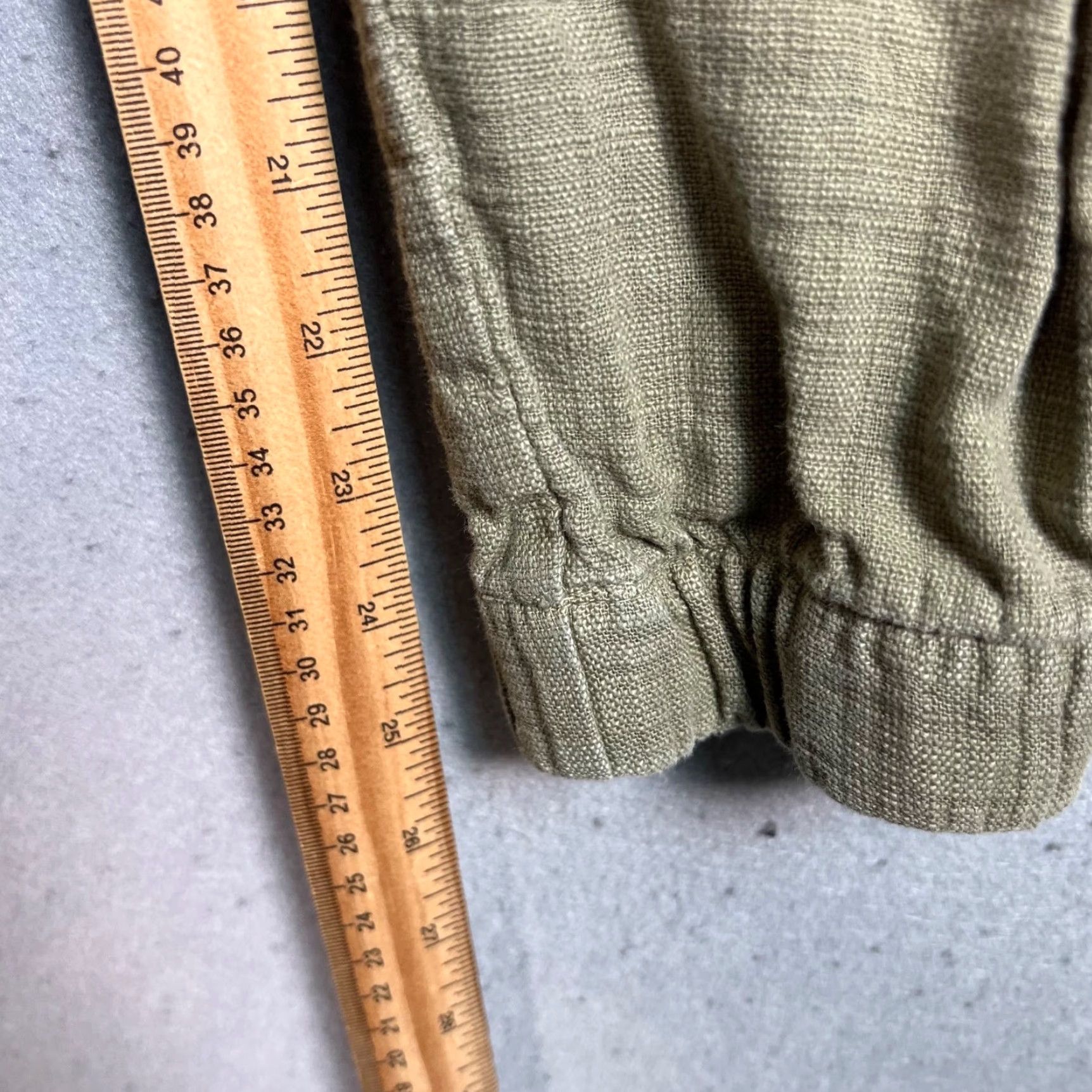 Zara Zara Mens Size Medium Olive Green Jogger Pants Cotton Blend Elastic Waist Size US 31 - 7 Thumbnail