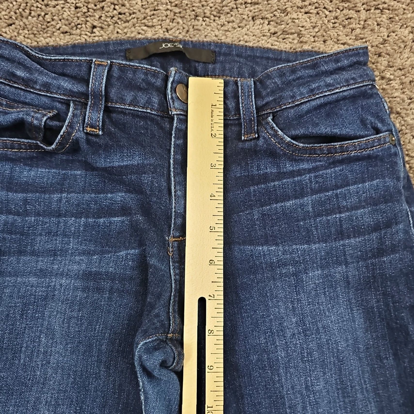 Vintage Joes Jeans Womens Jeans Boot Cut Low Rise Dark Wash Stretch Denim Casual 28 24x31 Size 28" / US 6 / IT 42 - 4 Thumbnail