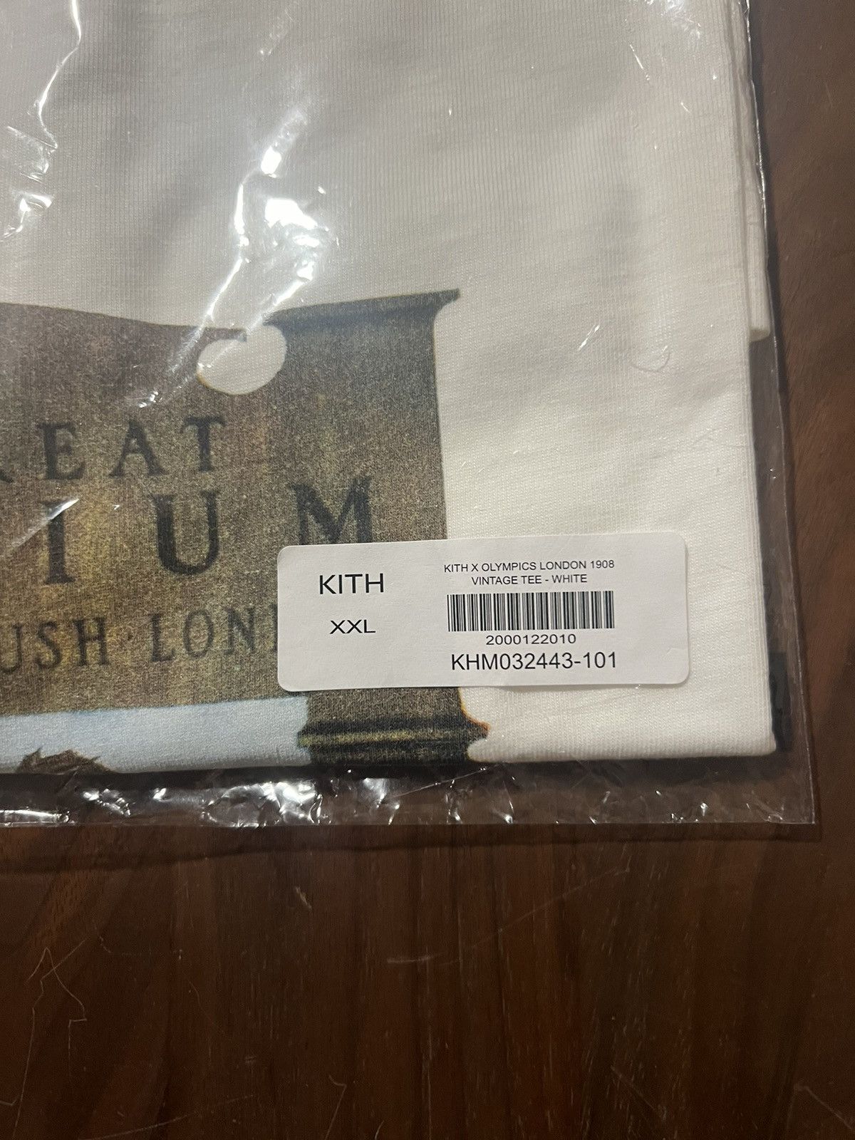 Kith Kith for Olympics Heritage London 1908 Vintage Tee White XXL Size US XXL / EU 58 / 5 - 6 Thumbnail
