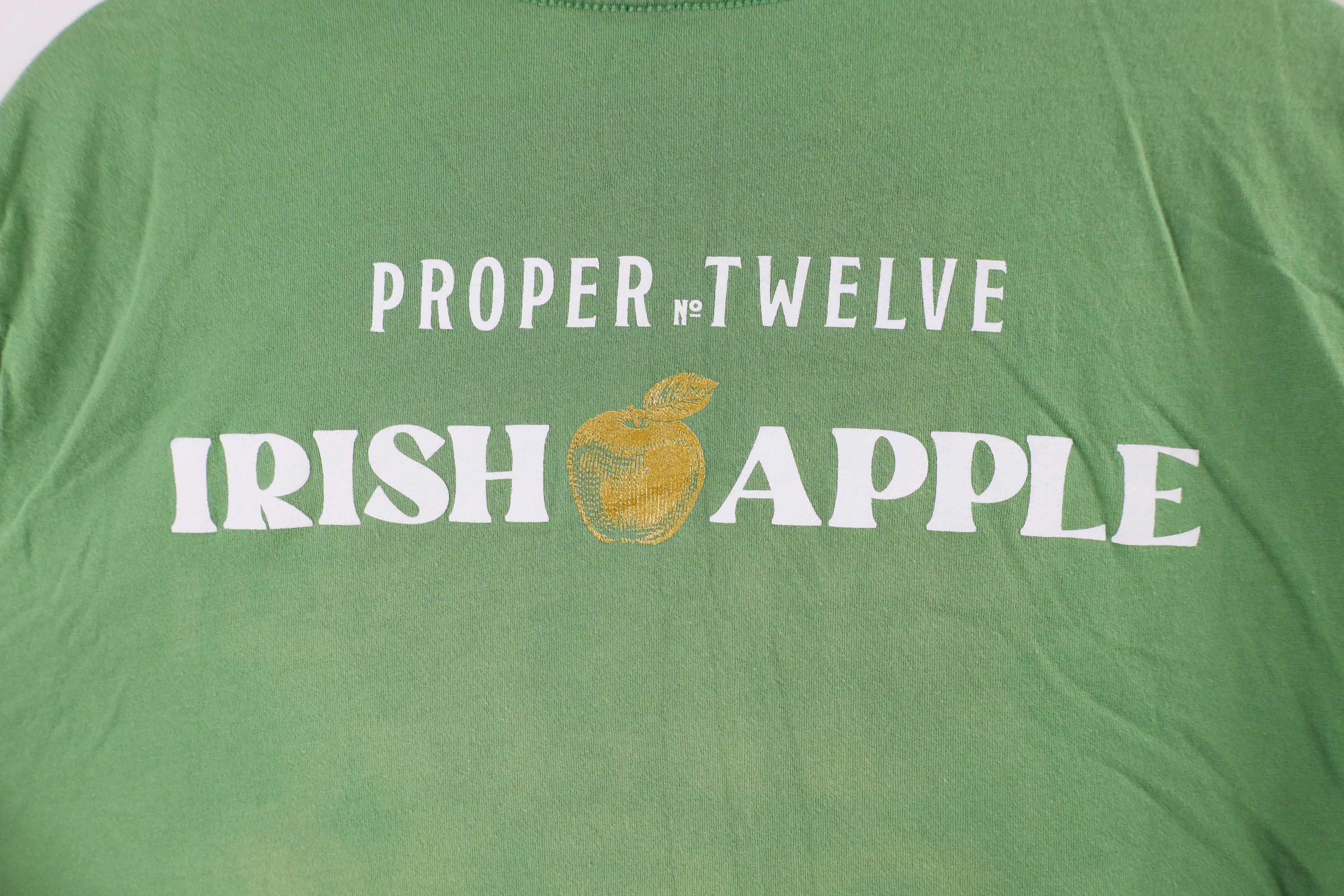 Vintage Proper No Twelve How Do You Like Dem Apples Whiskey T-Shirt Size US L / EU 52-54 / 3 - 6 Thumbnail