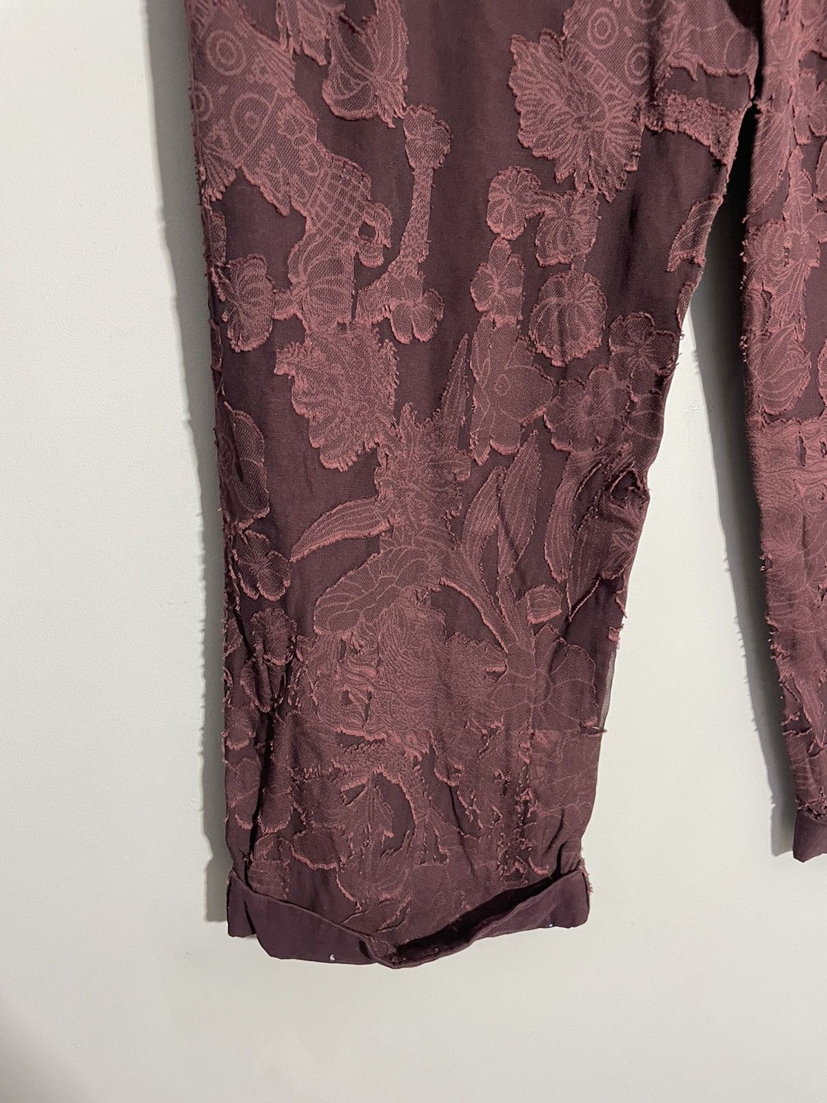 DOROTHEE SCHUMACHER × Designer Dorothee Schumacher Avant Garde Floral Pants size 4 Size 27" / US 4 / IT 40 - 12 Thumbnail