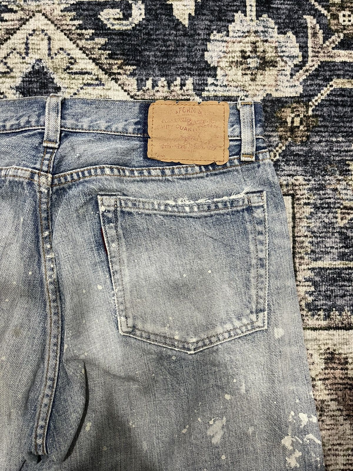 Hysteric Glamour Vintage Hysteric Glamour RNA Selvedge Paint Splash Denim Size US 33 - 10 Thumbnail