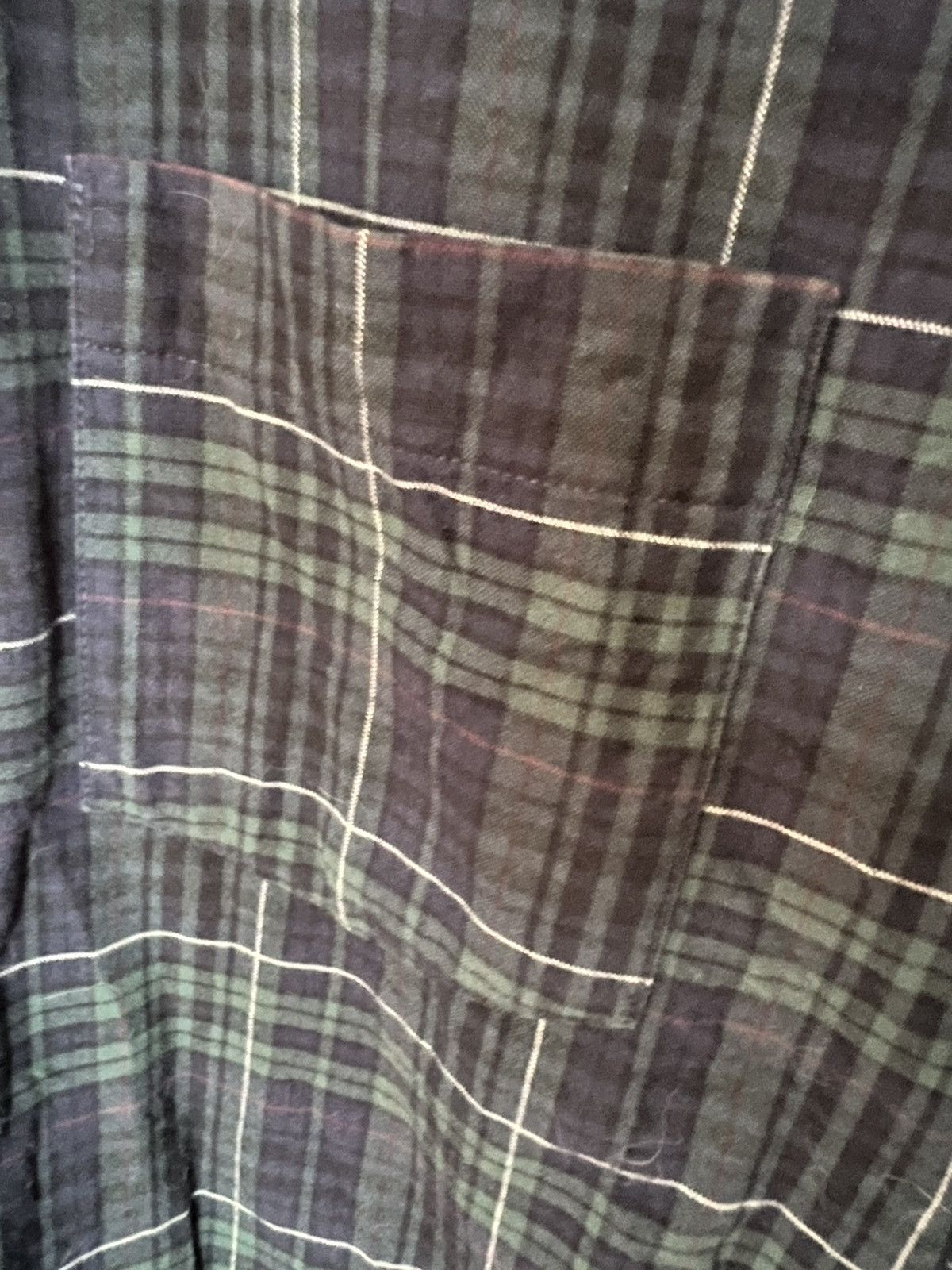 A.P.C. Green Plaid Shirt Size US L / EU 52-54 / 3 - 3 Thumbnail