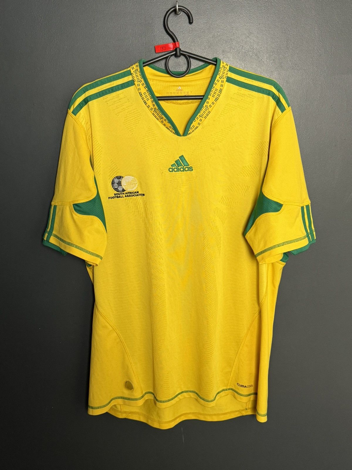 Adidas South Africa National Team 09/11 Home Football Jersey Shirt Size US L / EU 52-54 / 3 - 1 Thumbnail