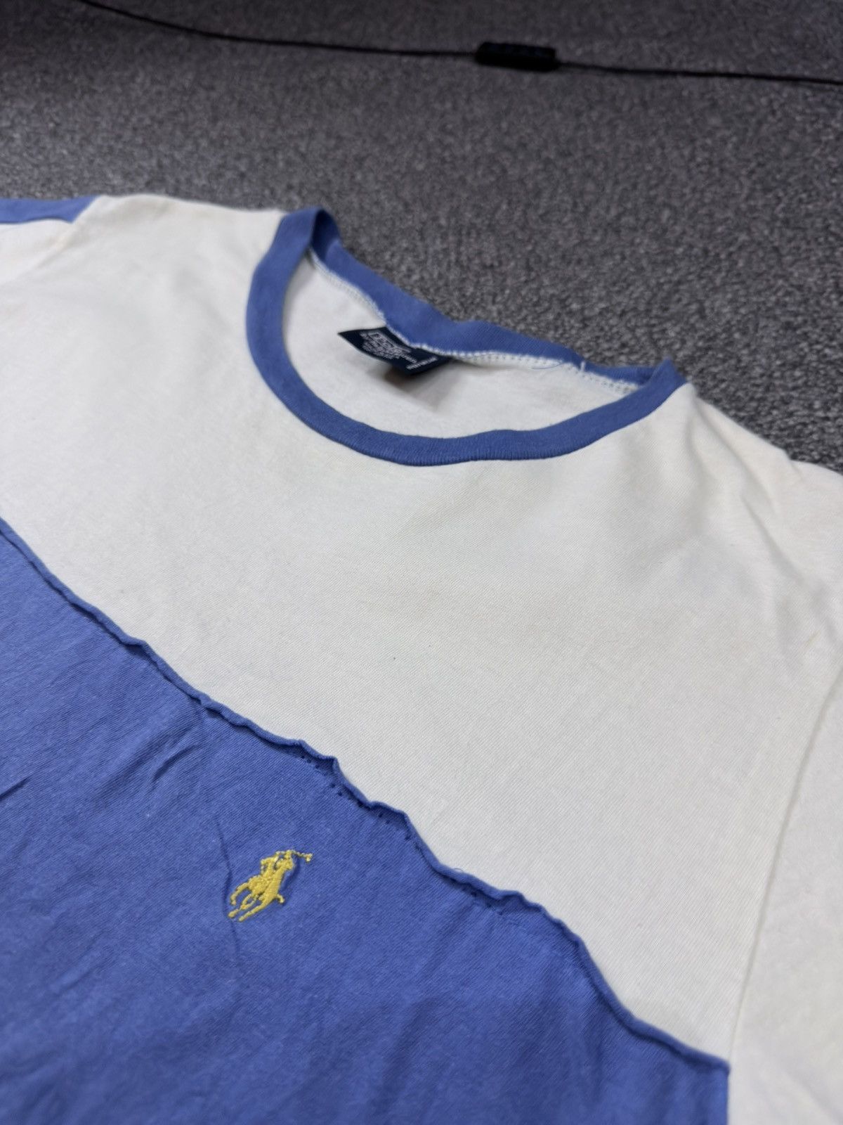 Ralph Lauren Vintage 90s Polo RL Patch Stripe Crew Neck Shirt Made In Usa Size US M / EU 48-50 / 2 - 6 Thumbnail