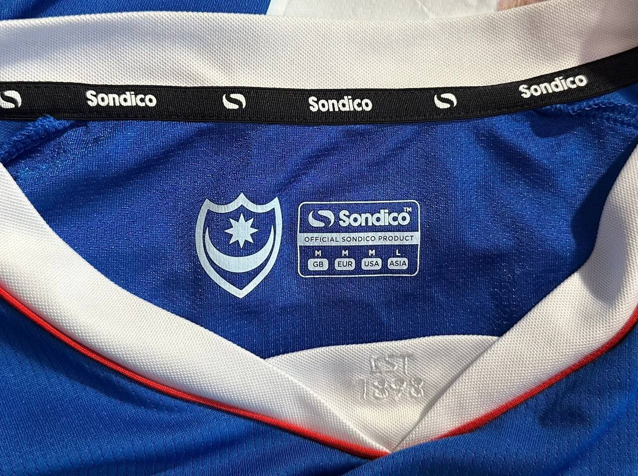 Other Portsmouth Home Sandico 2016 2017 football jersey special Size US M / EU 48-50 / 2 - 9 Thumbnail