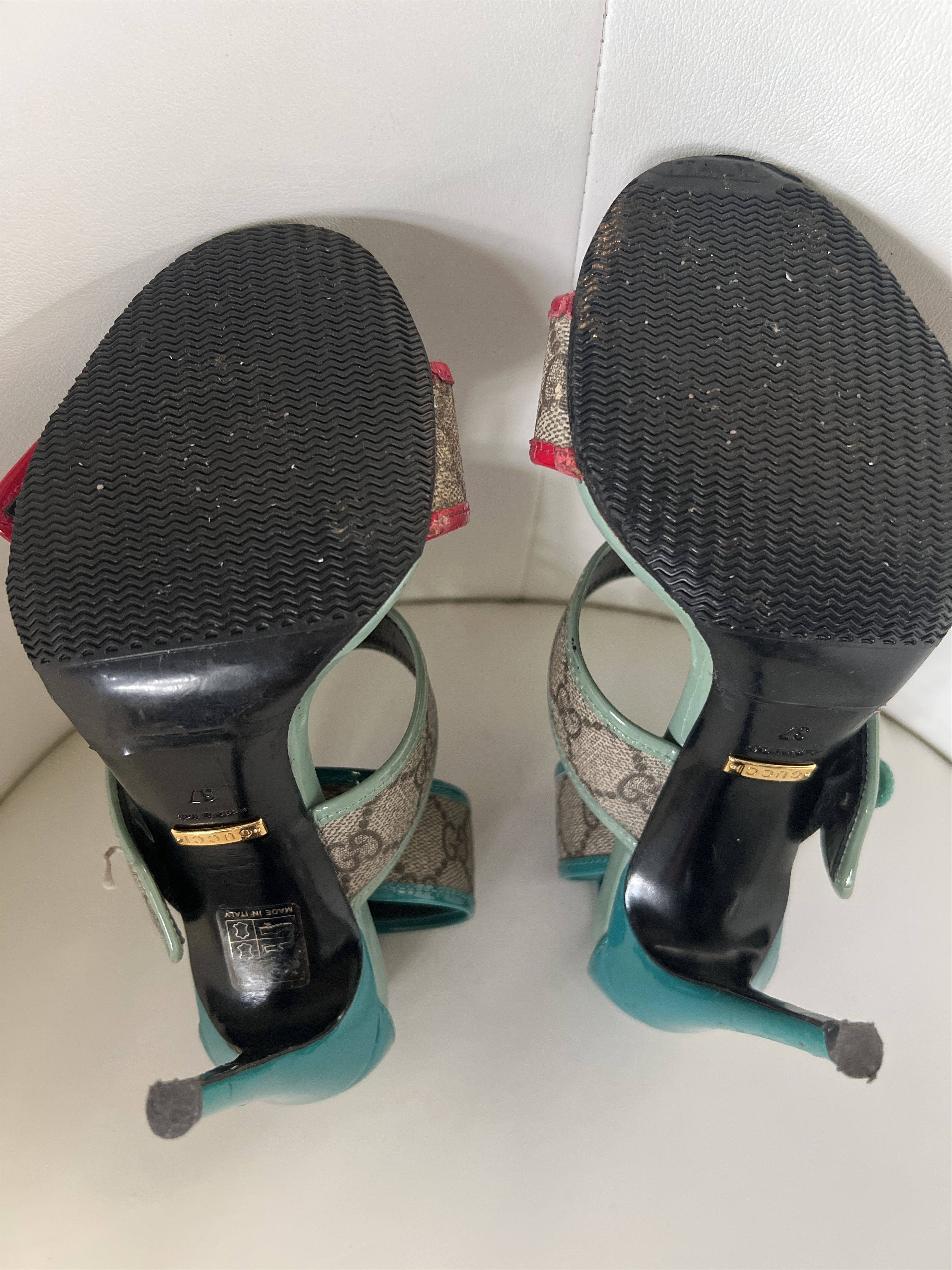 Gucci Gucci Monogram Sandals Size US 7 / IT 37 - 7 Thumbnail