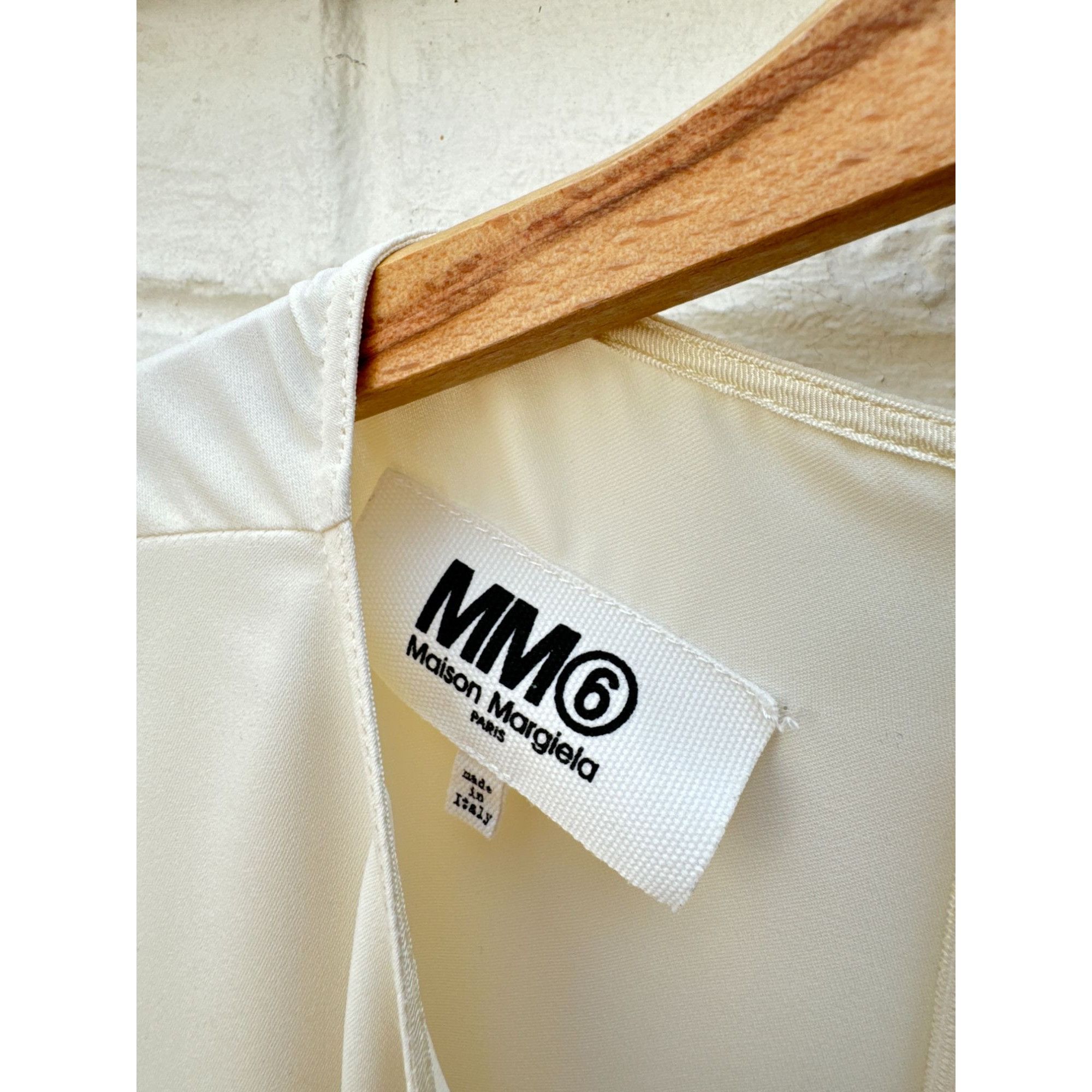 Maison Margiela Maison Margiela Cream Wide Overall Line 6 Size 40 / M Size 28" / US 6 / IT 42 - 6 Thumbnail