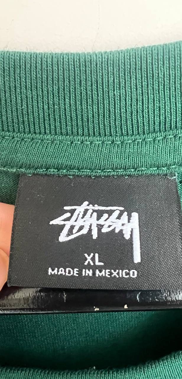 Stussy Stussy men's t-shirt with logo green size XL Size US L / EU 52-54 / 3 - 4 Thumbnail