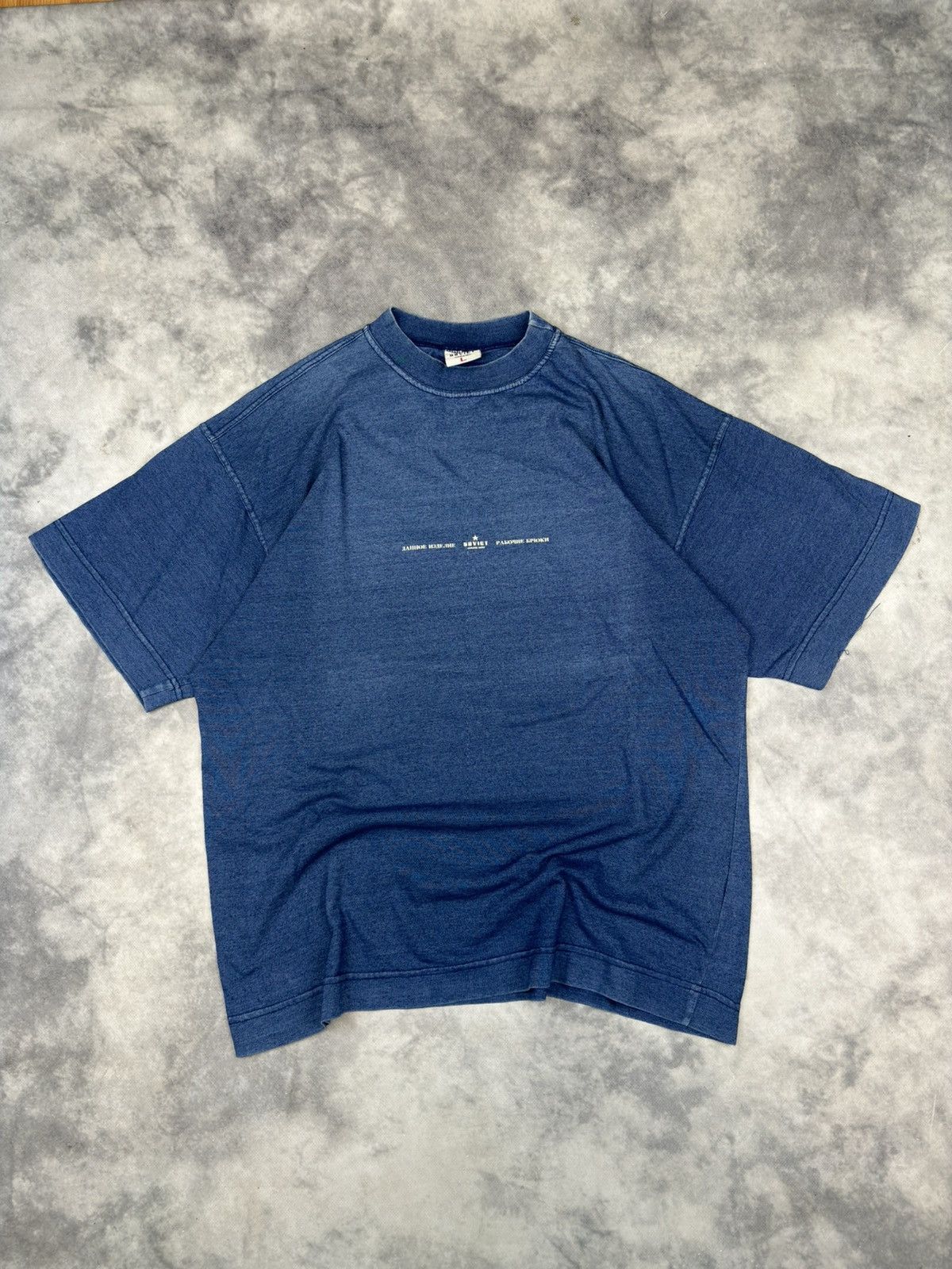 Vintage Vintage CCCP Soviet Star T-Shirt Streetwear Hype Logo tee Size US L / EU 52-54 / 3 - 1 Thumbnail